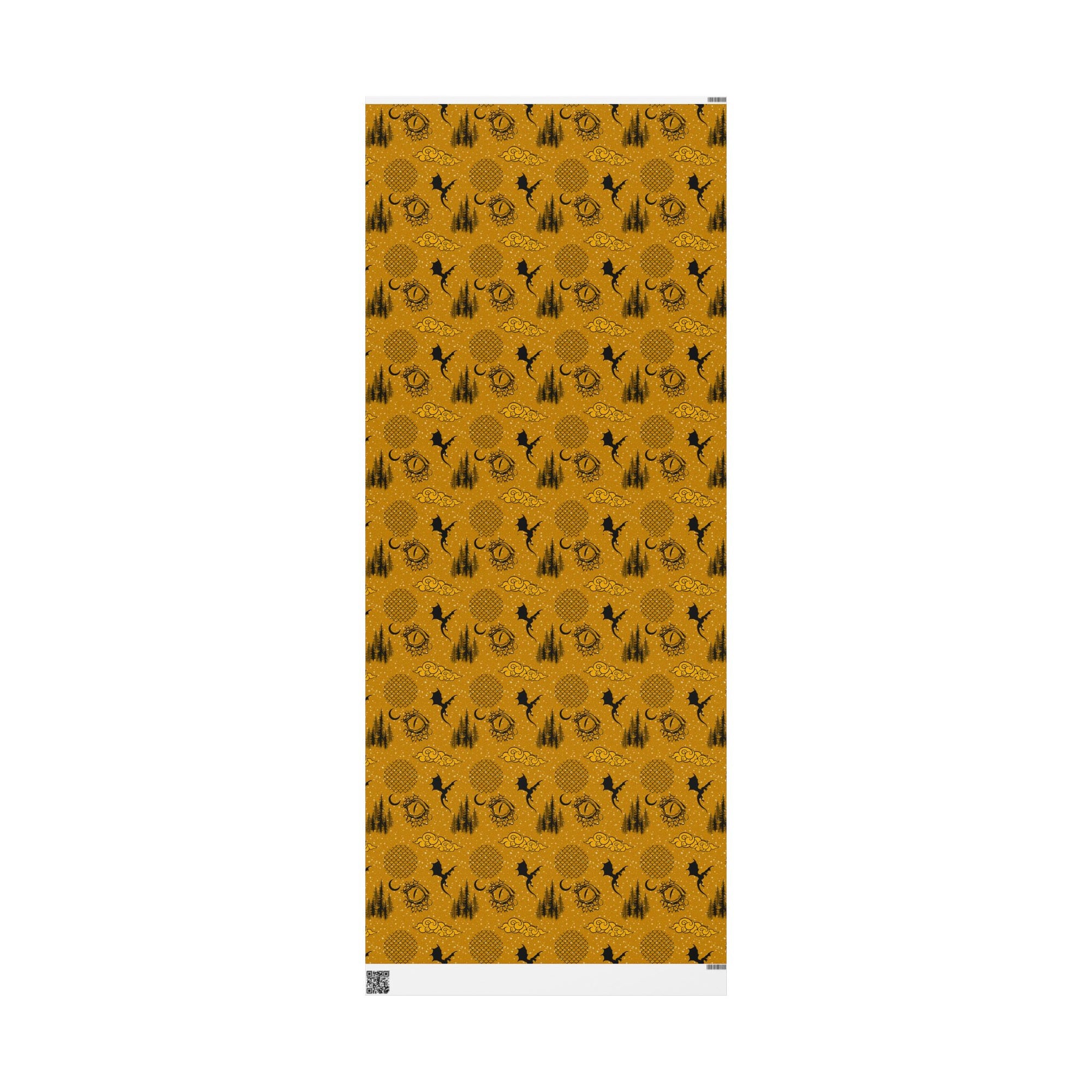Golden Age of Dragons Wrapping Paper