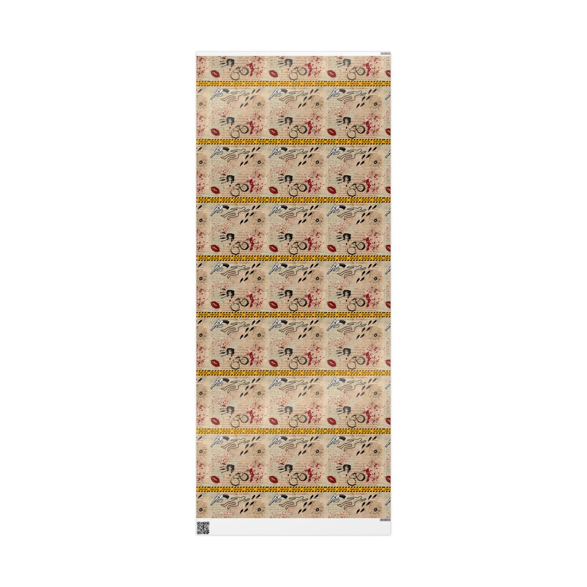True Crime in Pages Wrapping Paper