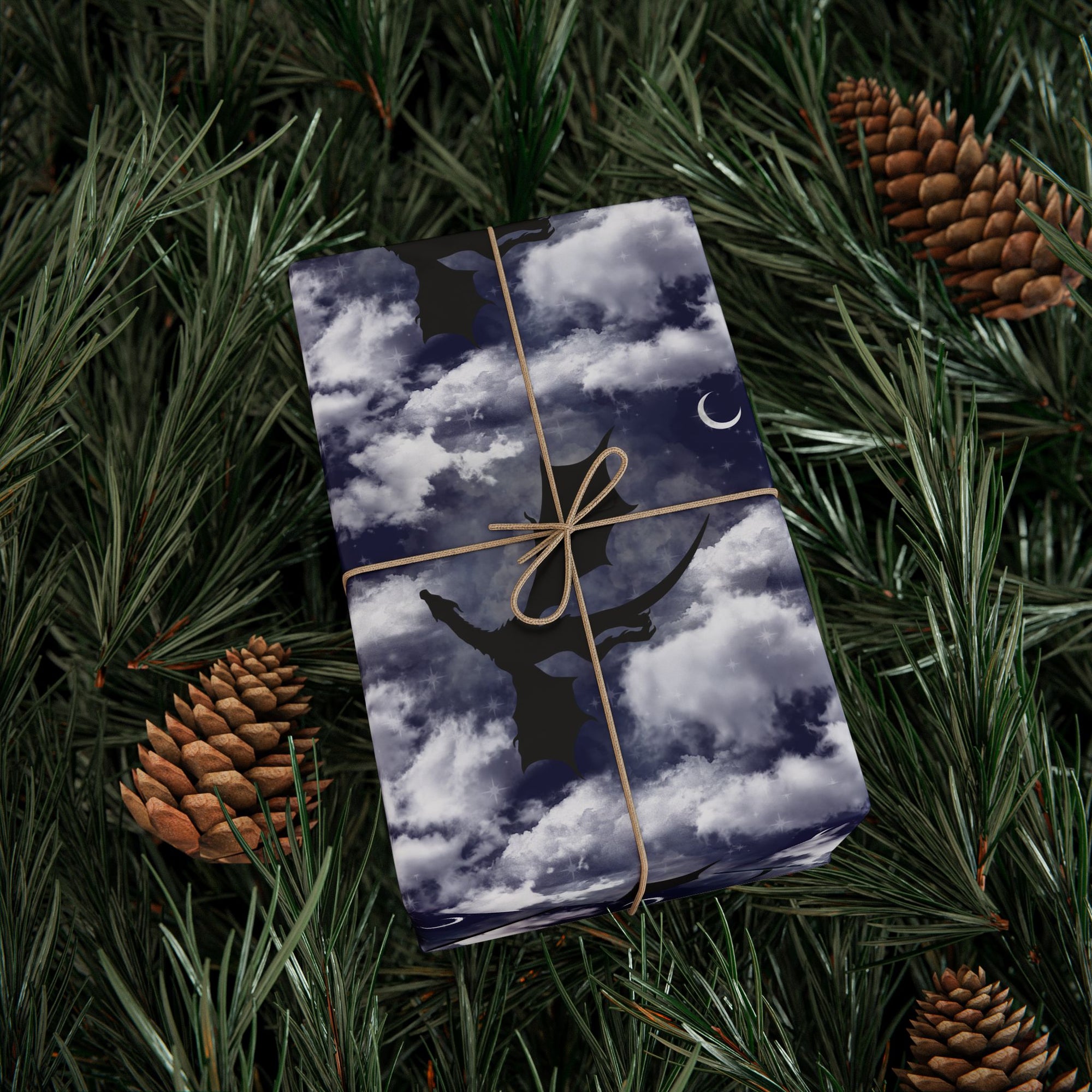 Dragon in Midnight Wrapping Paper