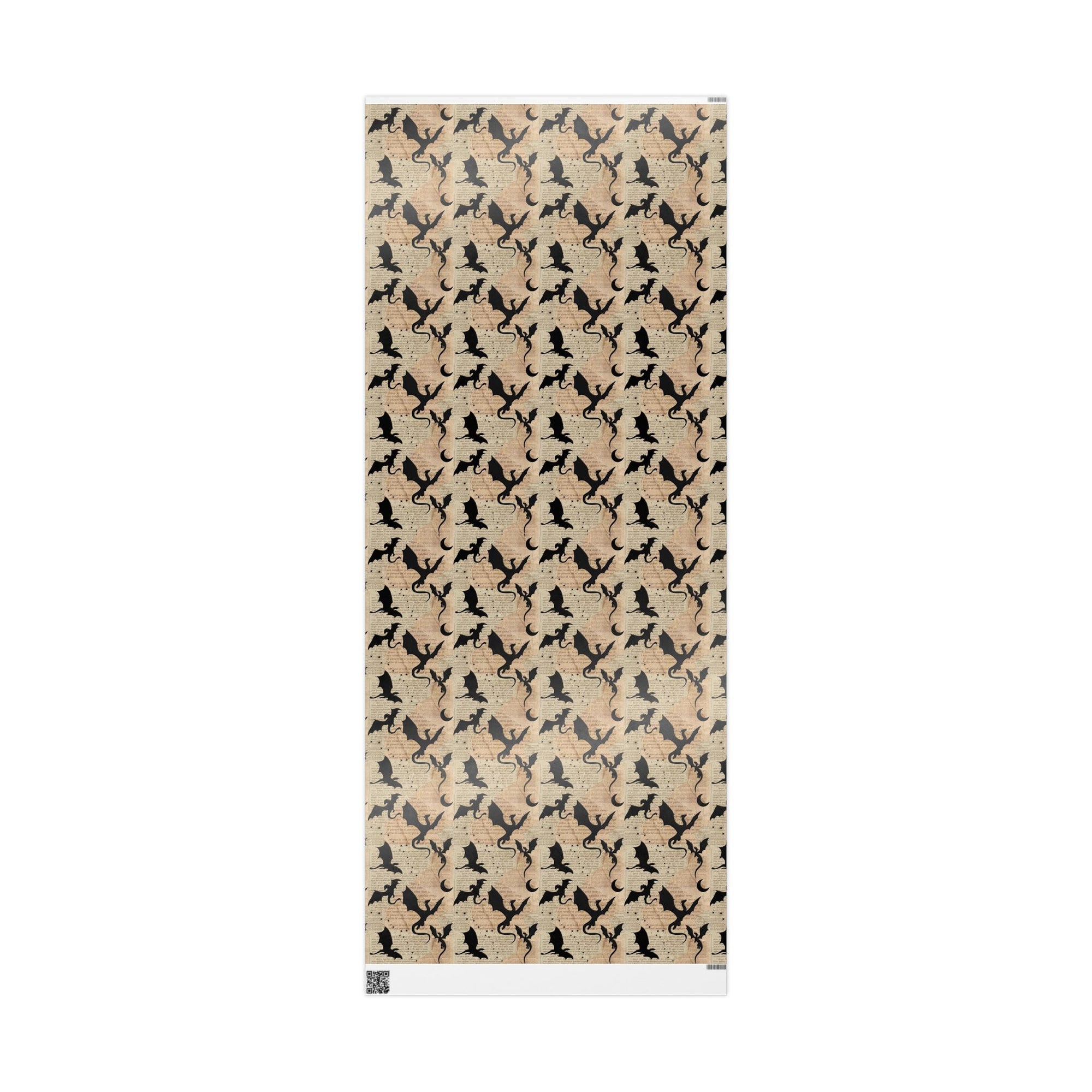Pages and Dragons Wrapping Paper