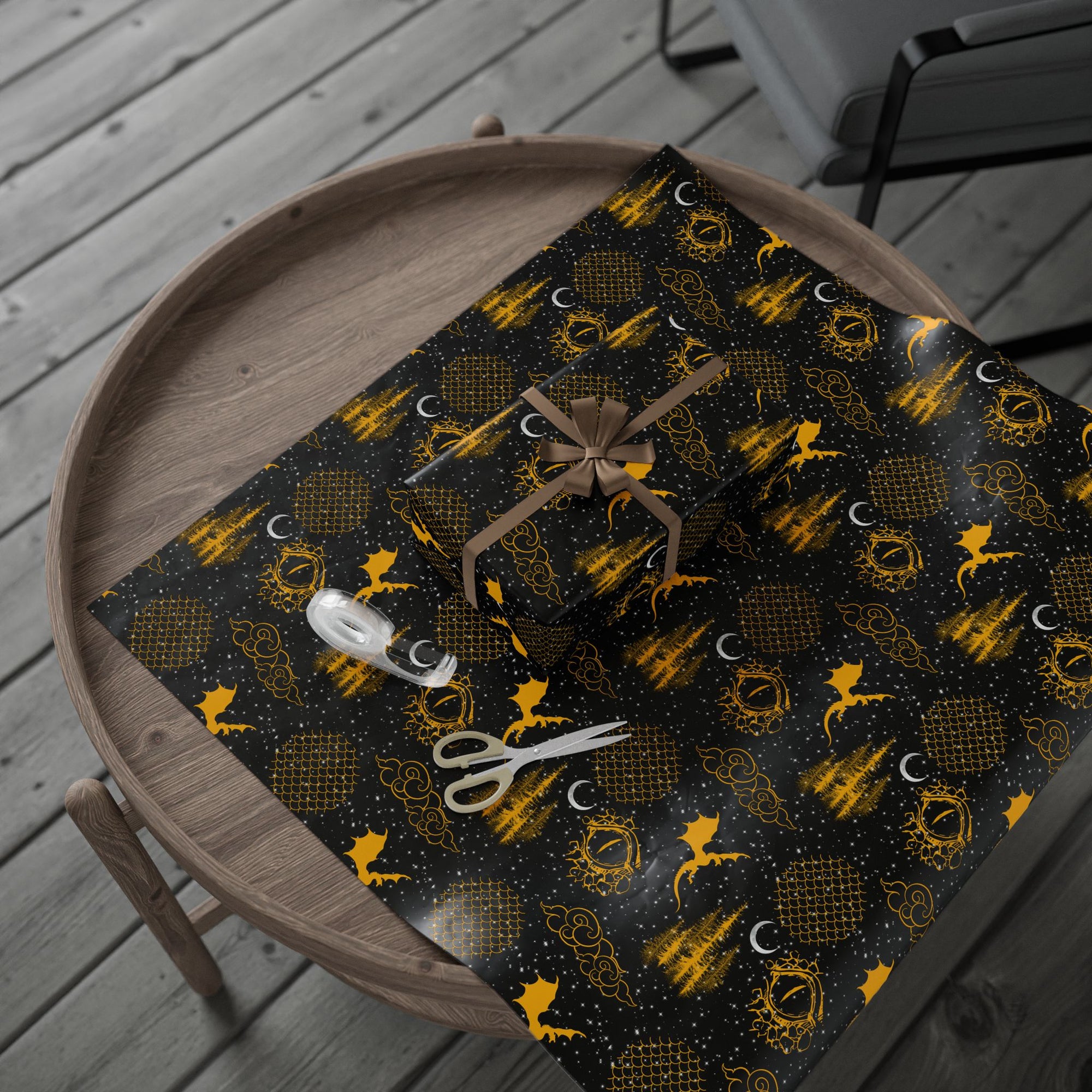 Dragon Fantasy Reader Wrapping Paper