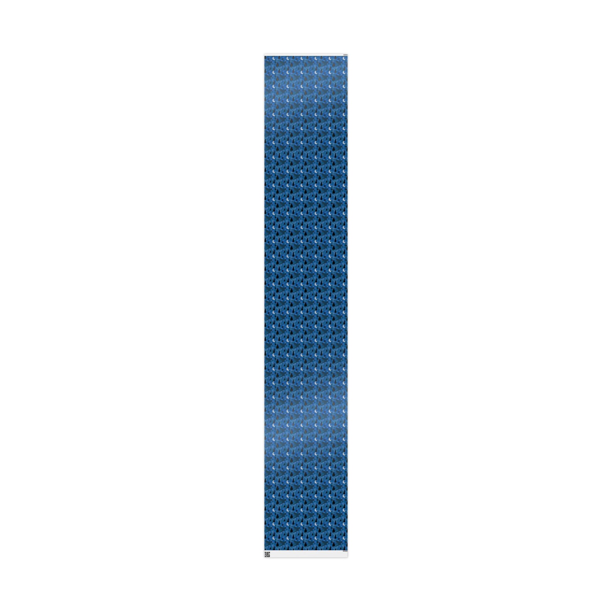 Midnight Dragon Stained Glass Wrapping Paper