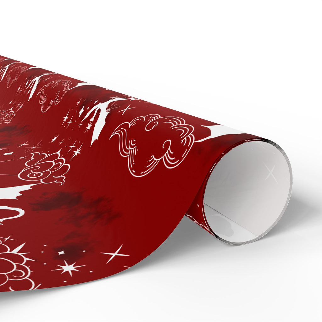 Red Dragon Age Wrapping Paper