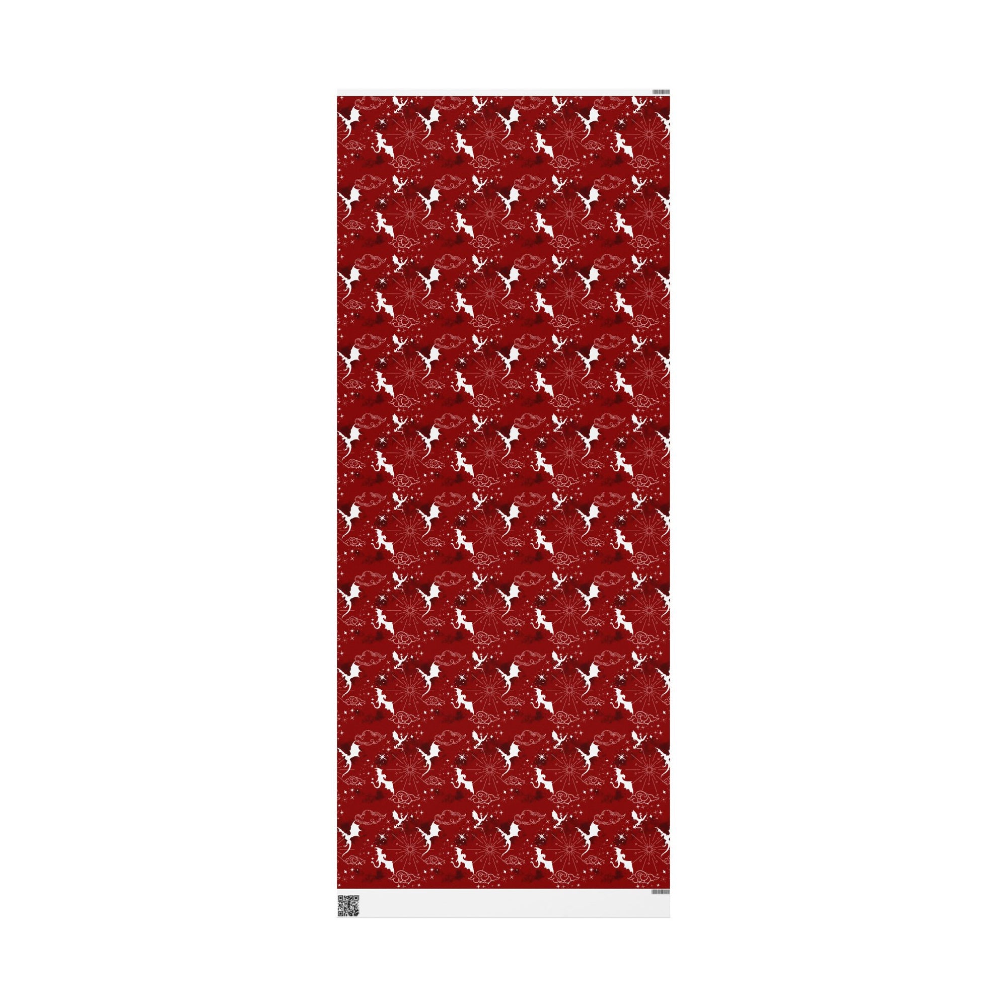 White Dragons in Red Wrapping Paper