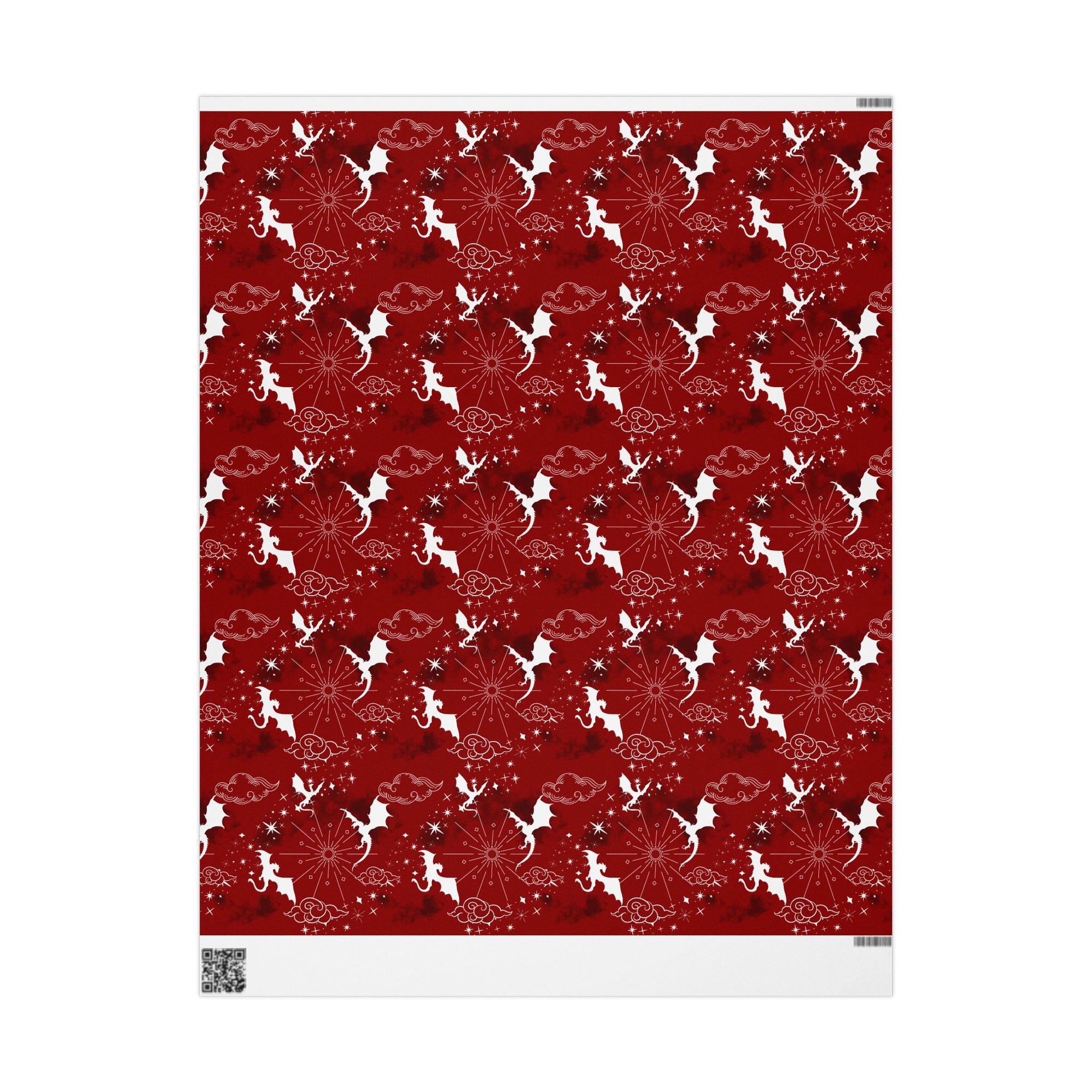 Red Dragon Age Wrapping Paper