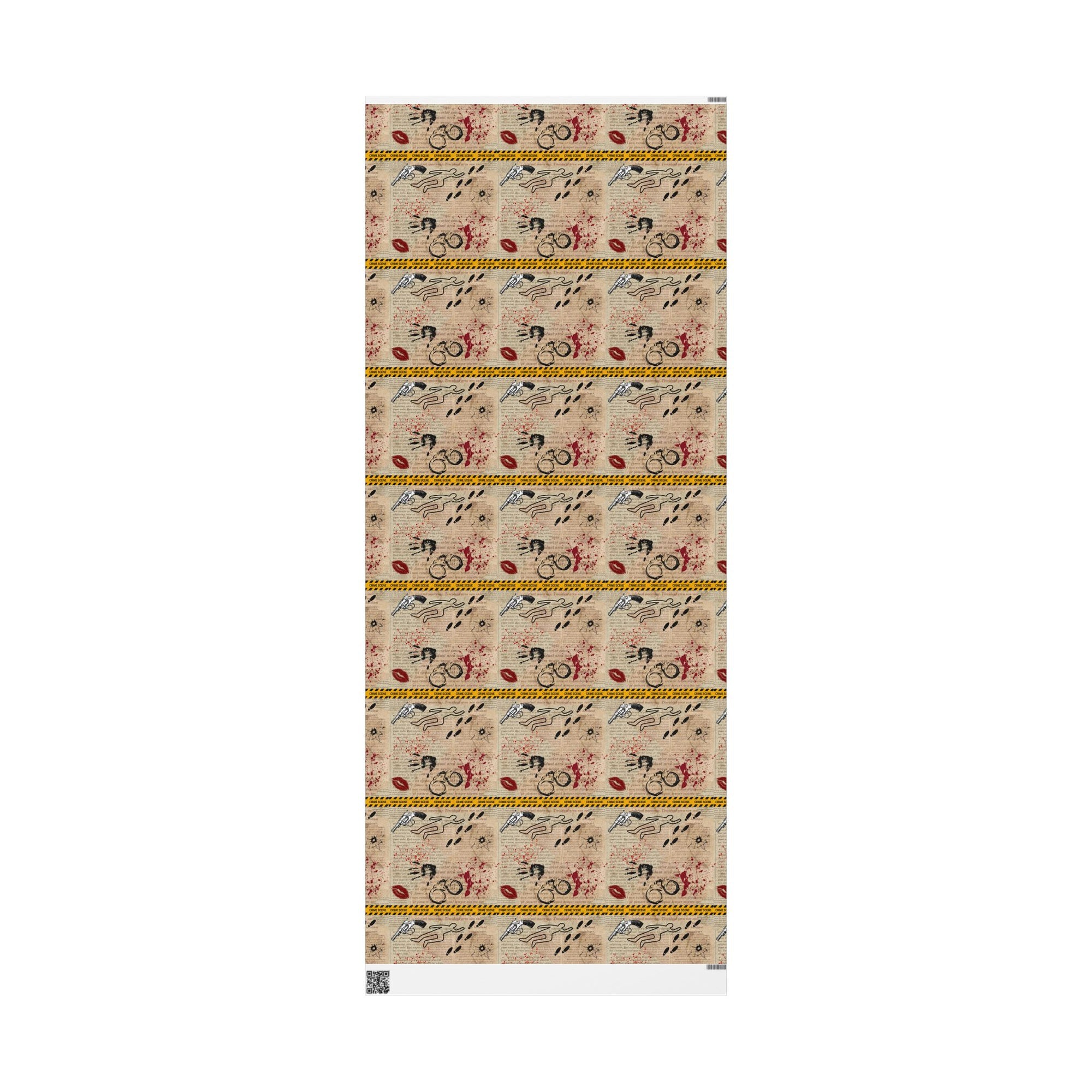 True Crime in Pages Wrapping Paper