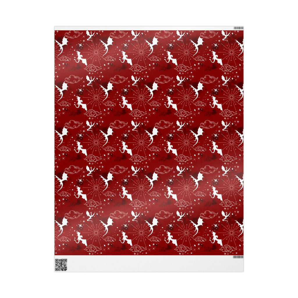 White Dragons in Red Wrapping Paper