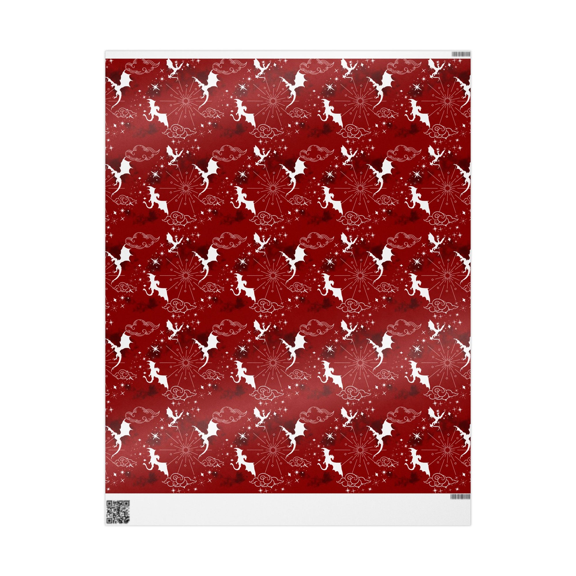 White Dragons in Red Wrapping Paper