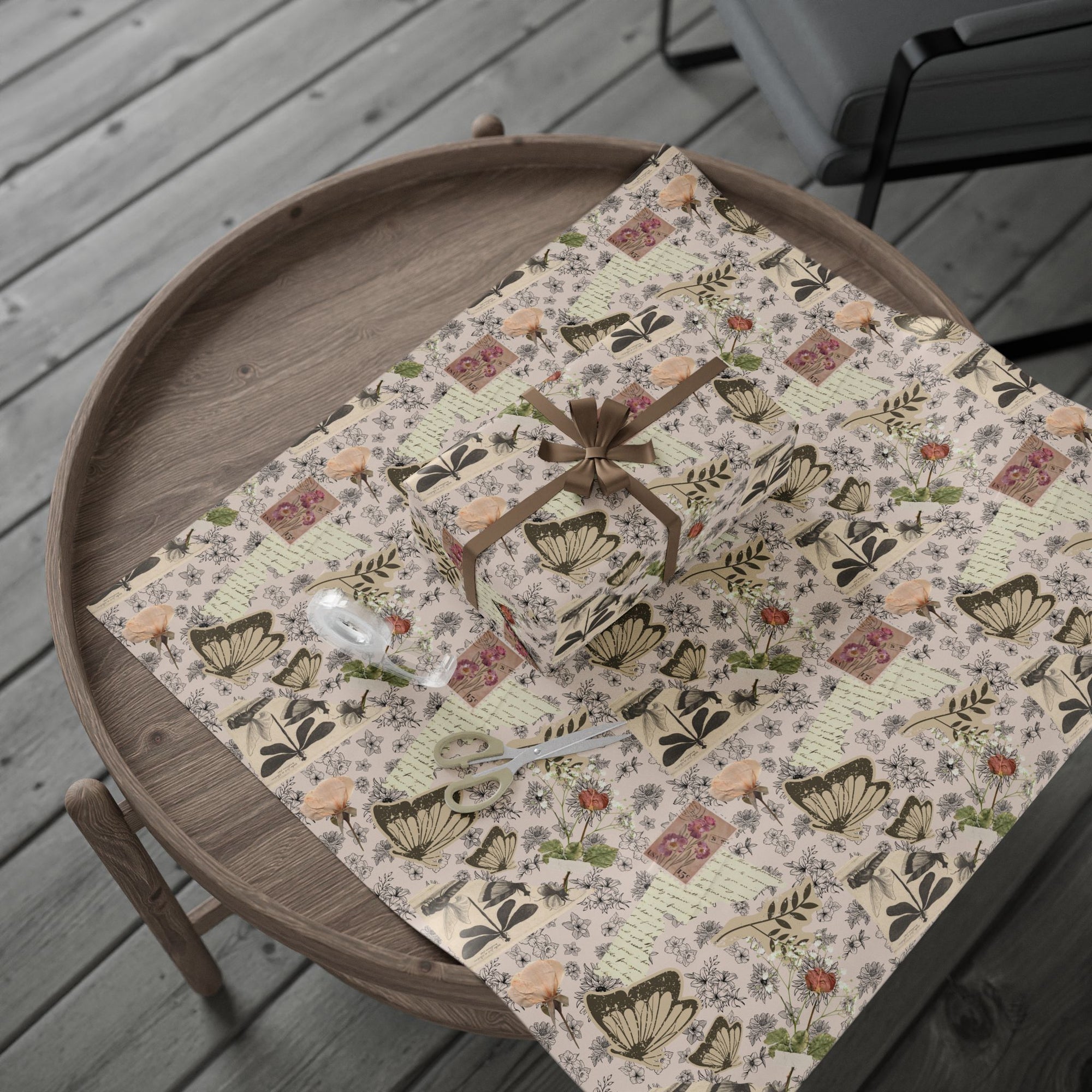 Junk Journal Wrapping Paper
