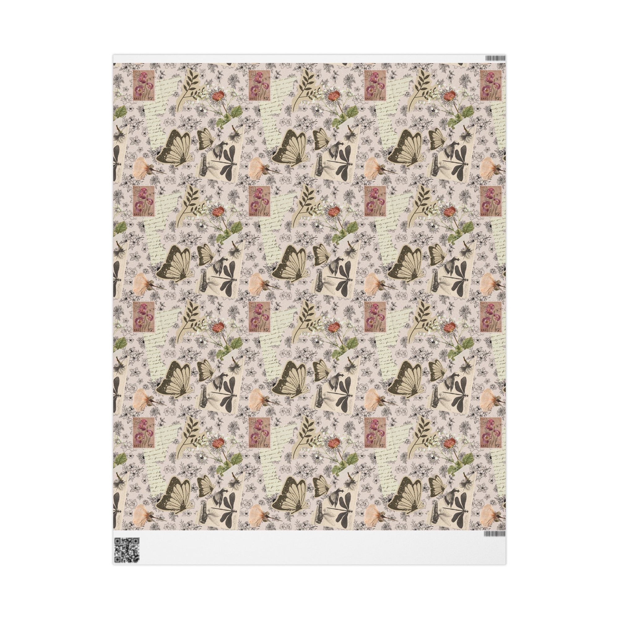 Junk Journal Wrapping Paper