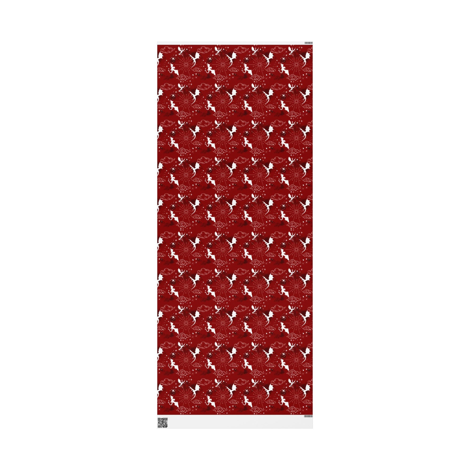 Red Dragon Age Wrapping Paper