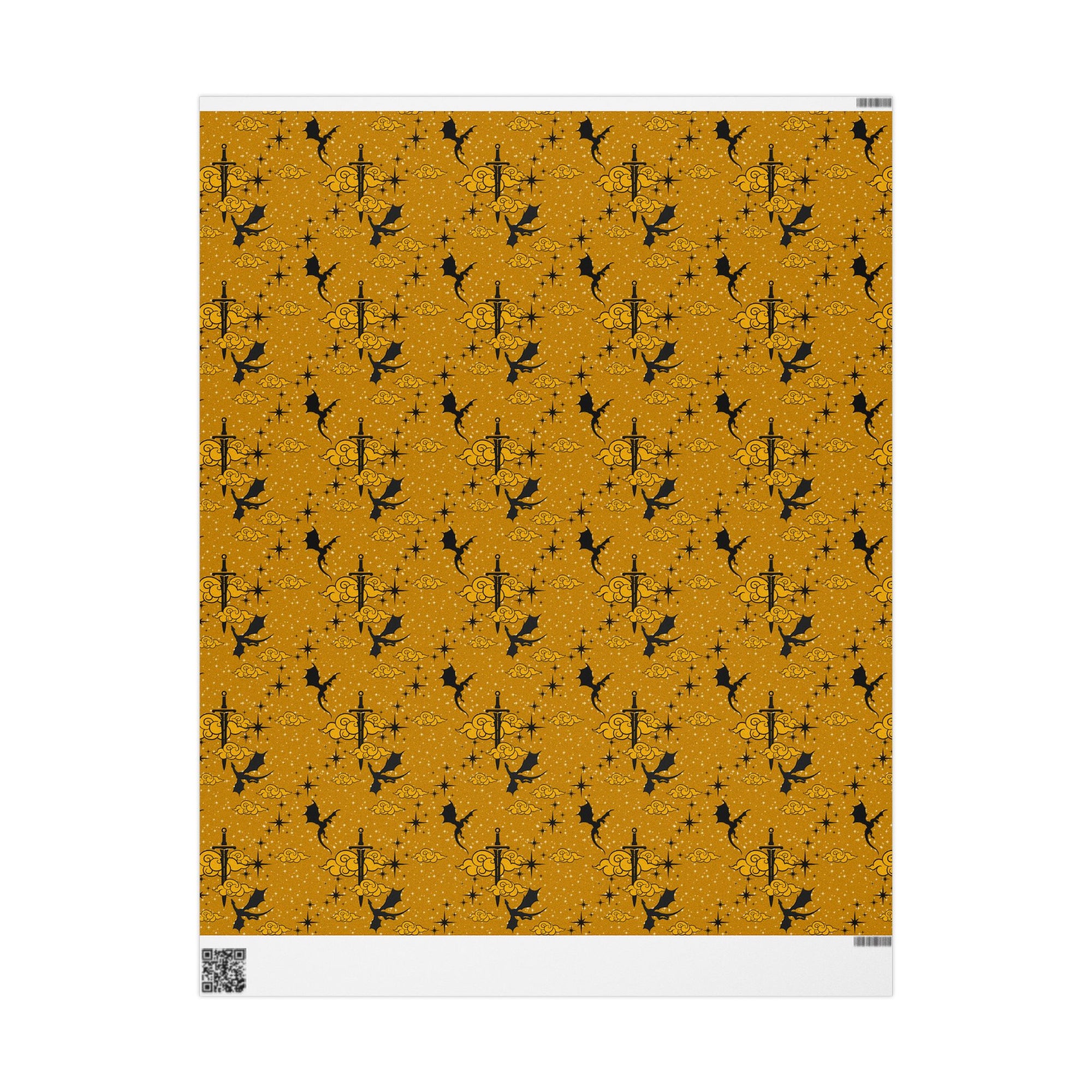 Golden Dragons Age Wrapping Paper