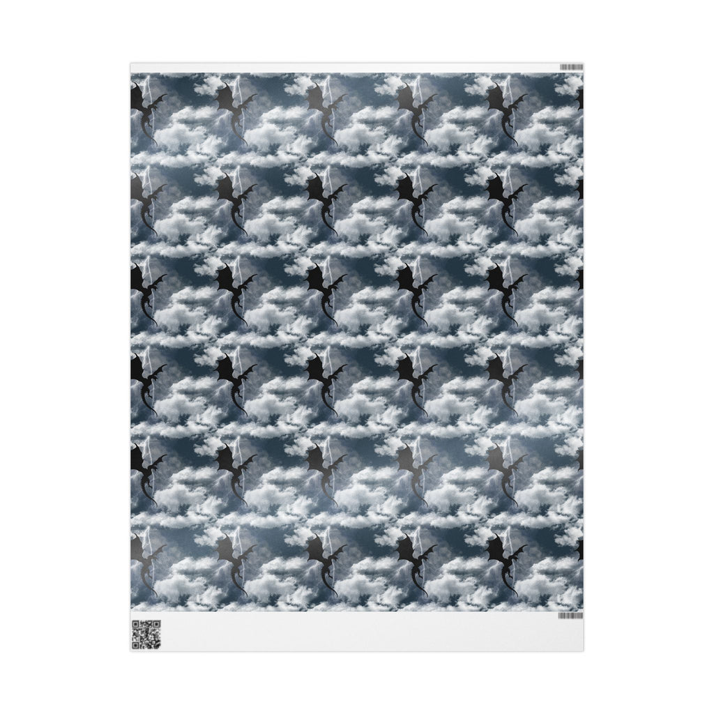 Dragon in Thee Storm Wrapping Paper