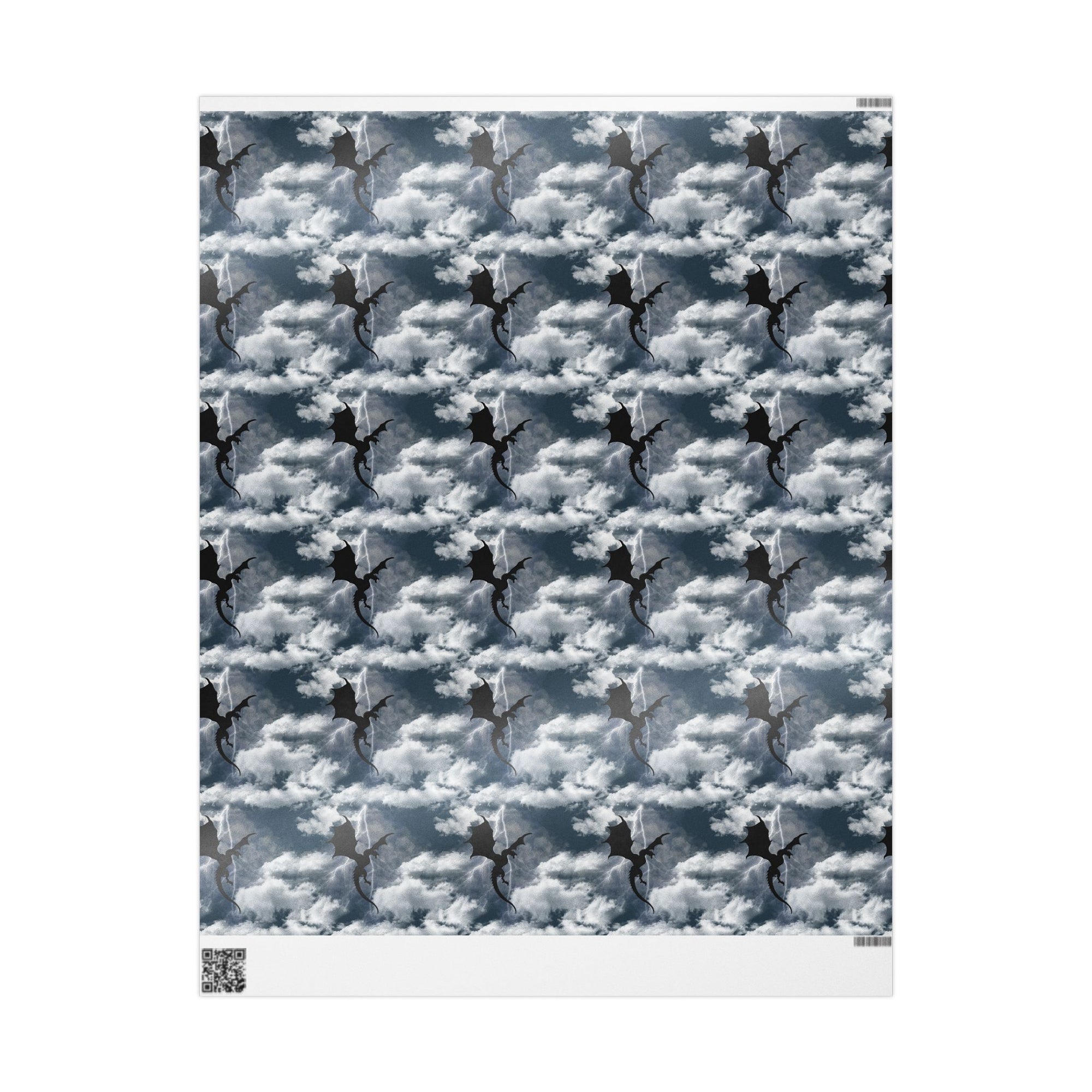 Dragon in Thee Storm Wrapping Paper