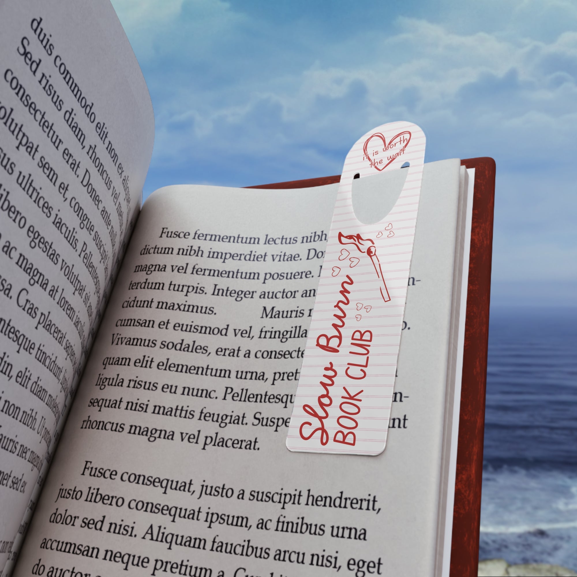 Slow Burn Book Club Bookmark