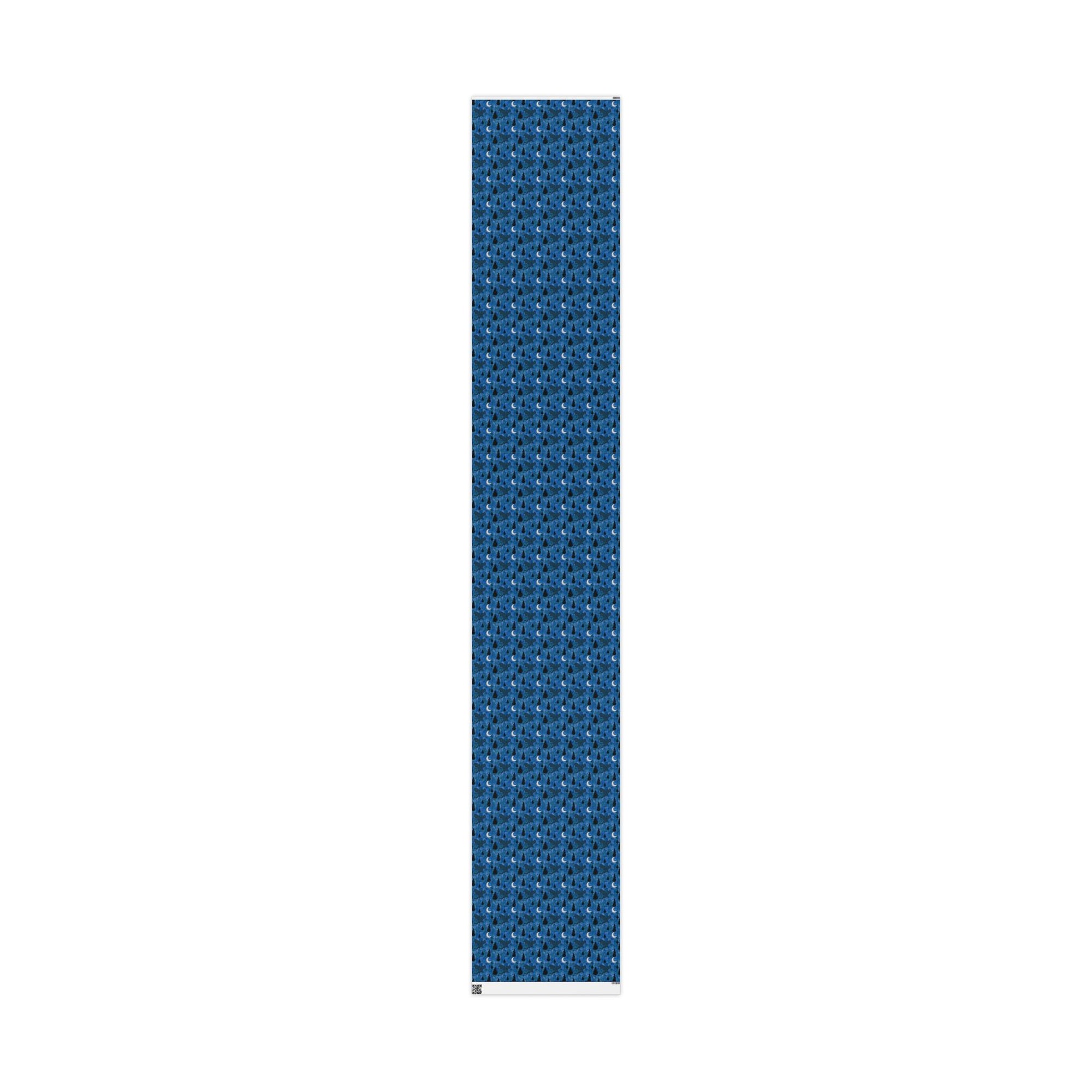 Midnight Dragon Stained Glass Wrapping Paper