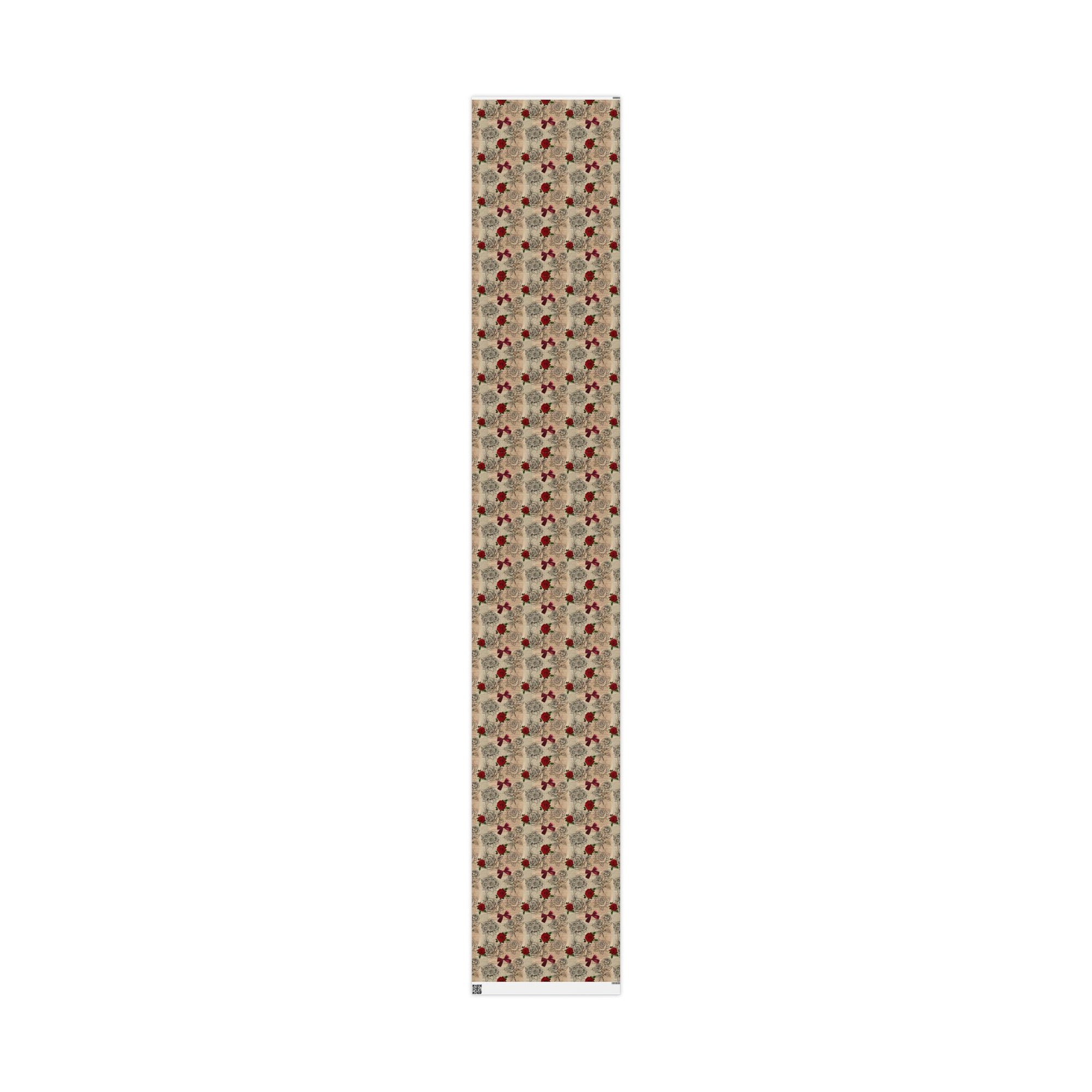 Roses in Pages Wrapping Paper