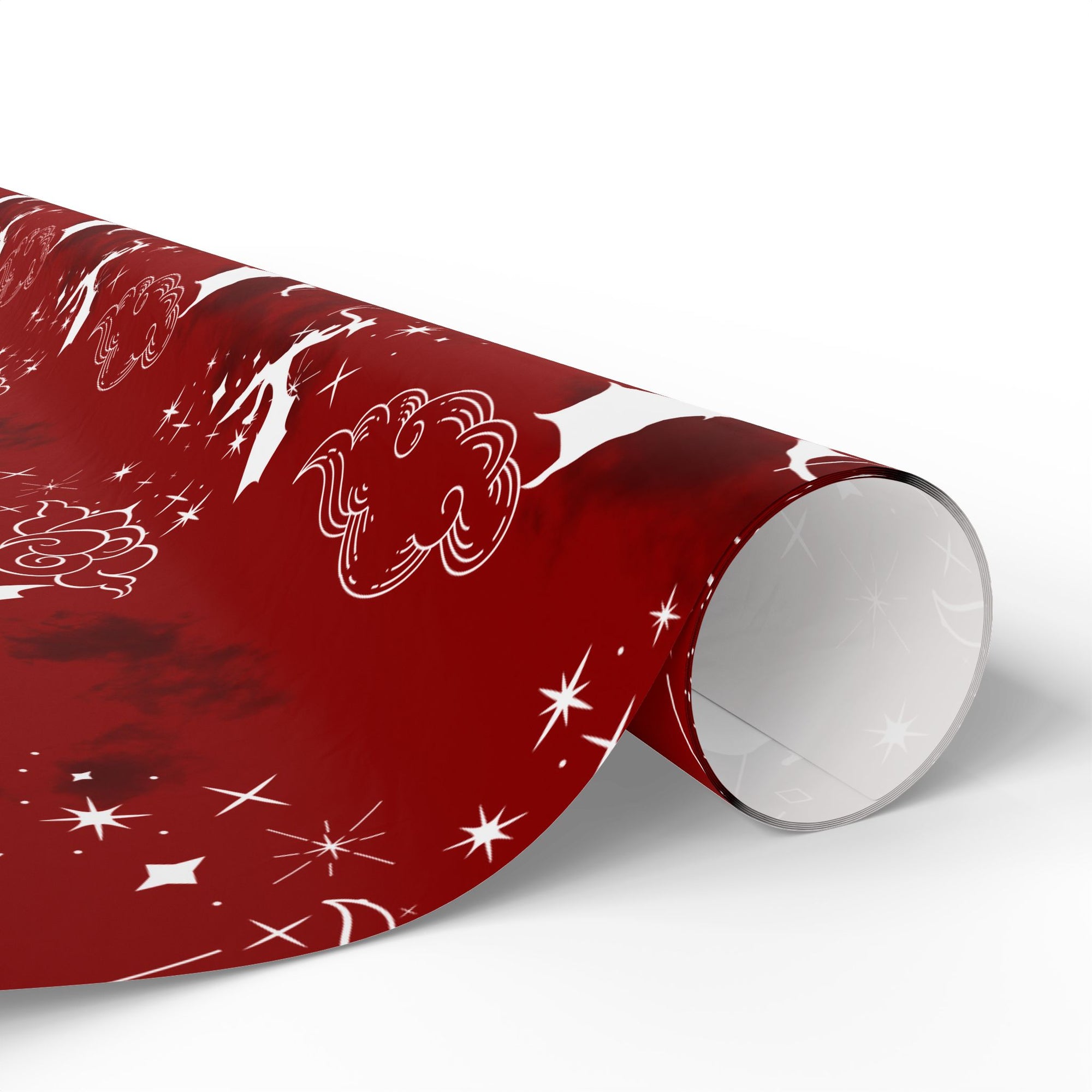 White Dragons in Red Wrapping Paper