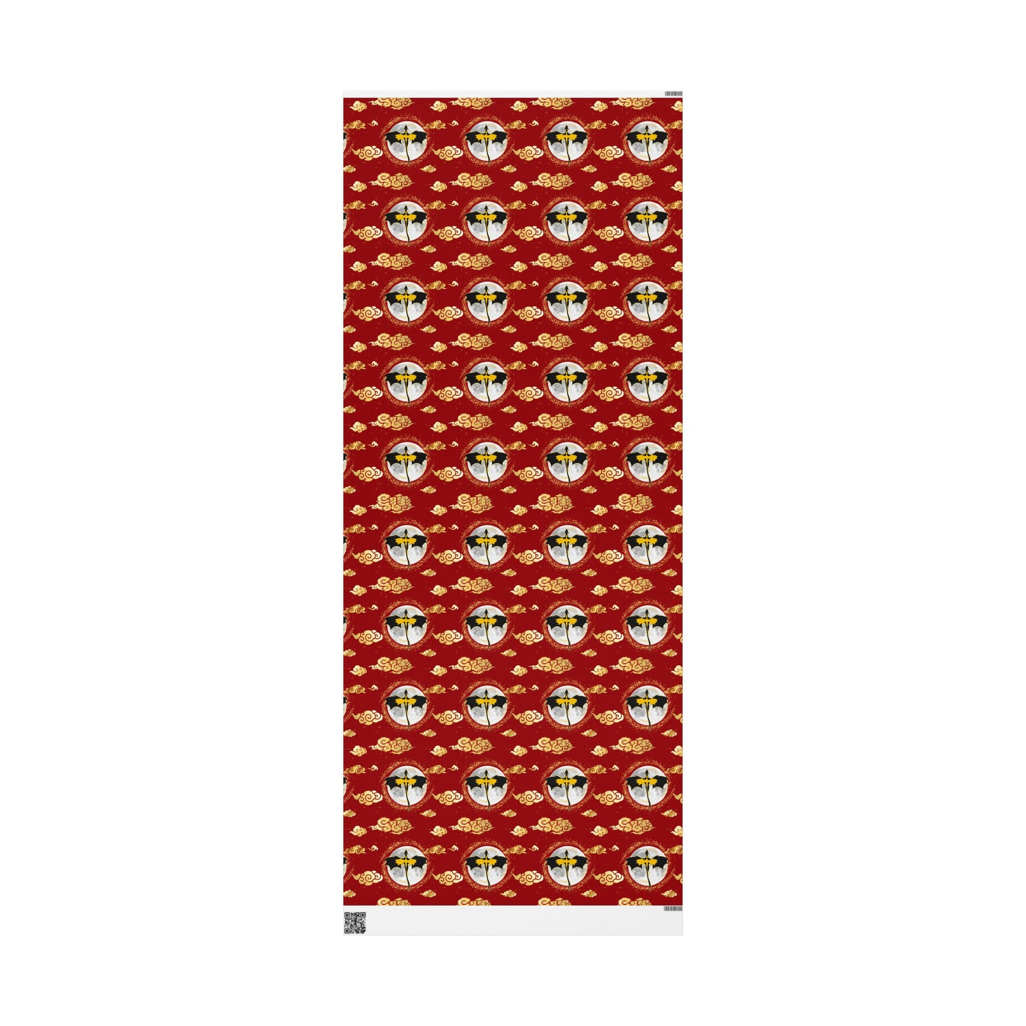 Dragons in Red Sky Wrapping Papers