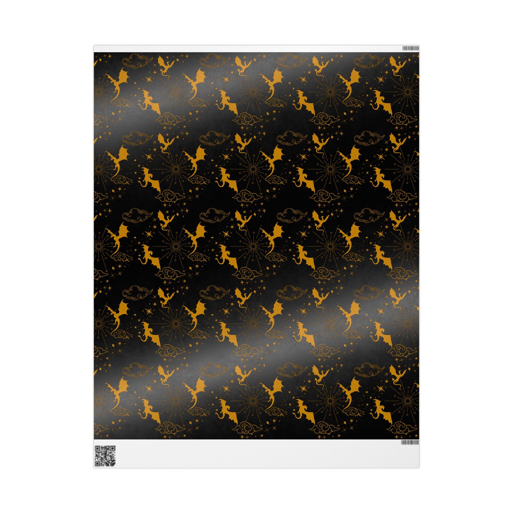 Royal Dragons in Night Wrapping Paper