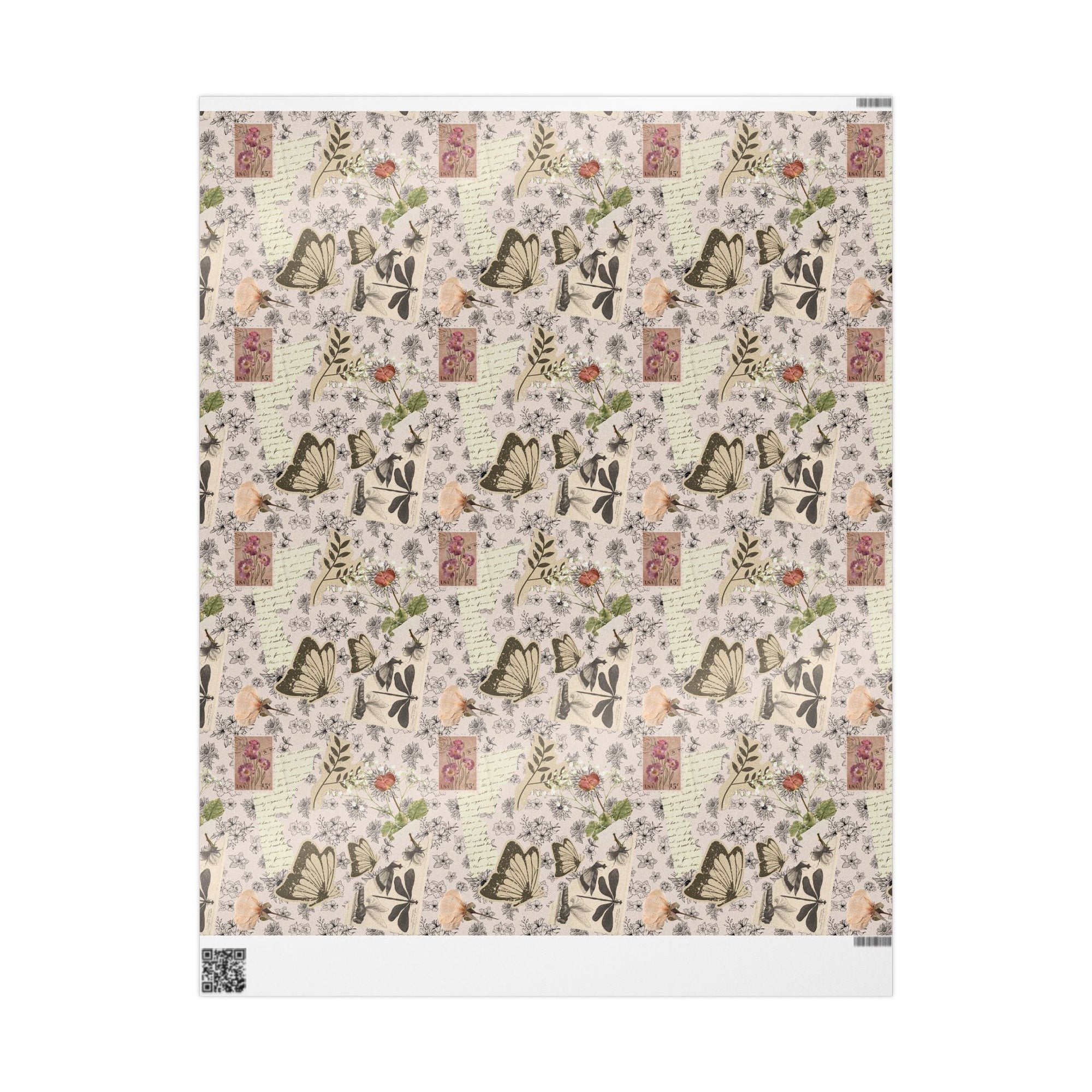Junk Journal Wrapping Paper
