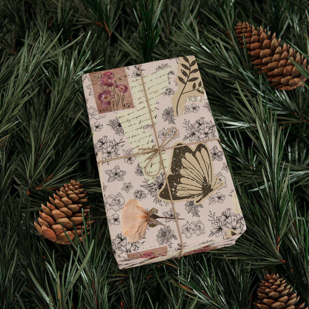 Junk Journal Wrapping Paper