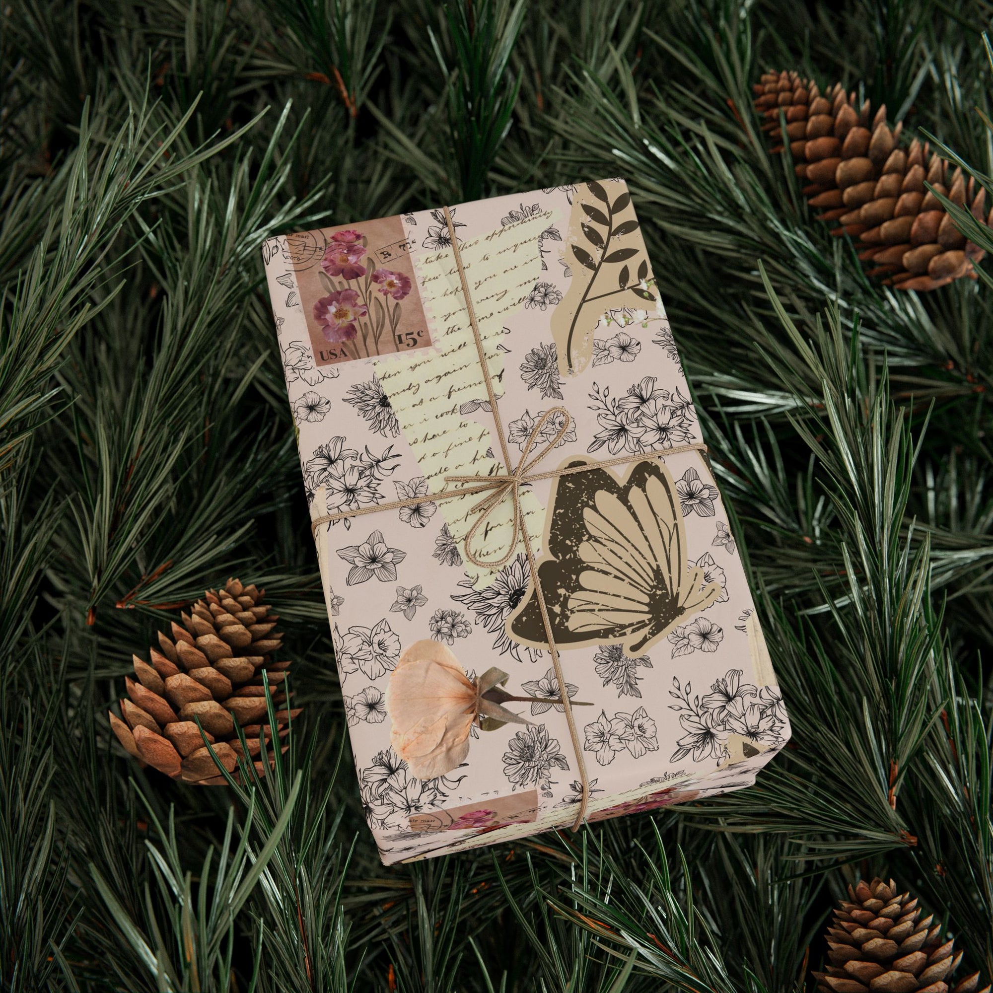 Junk Journal Wrapping Paper