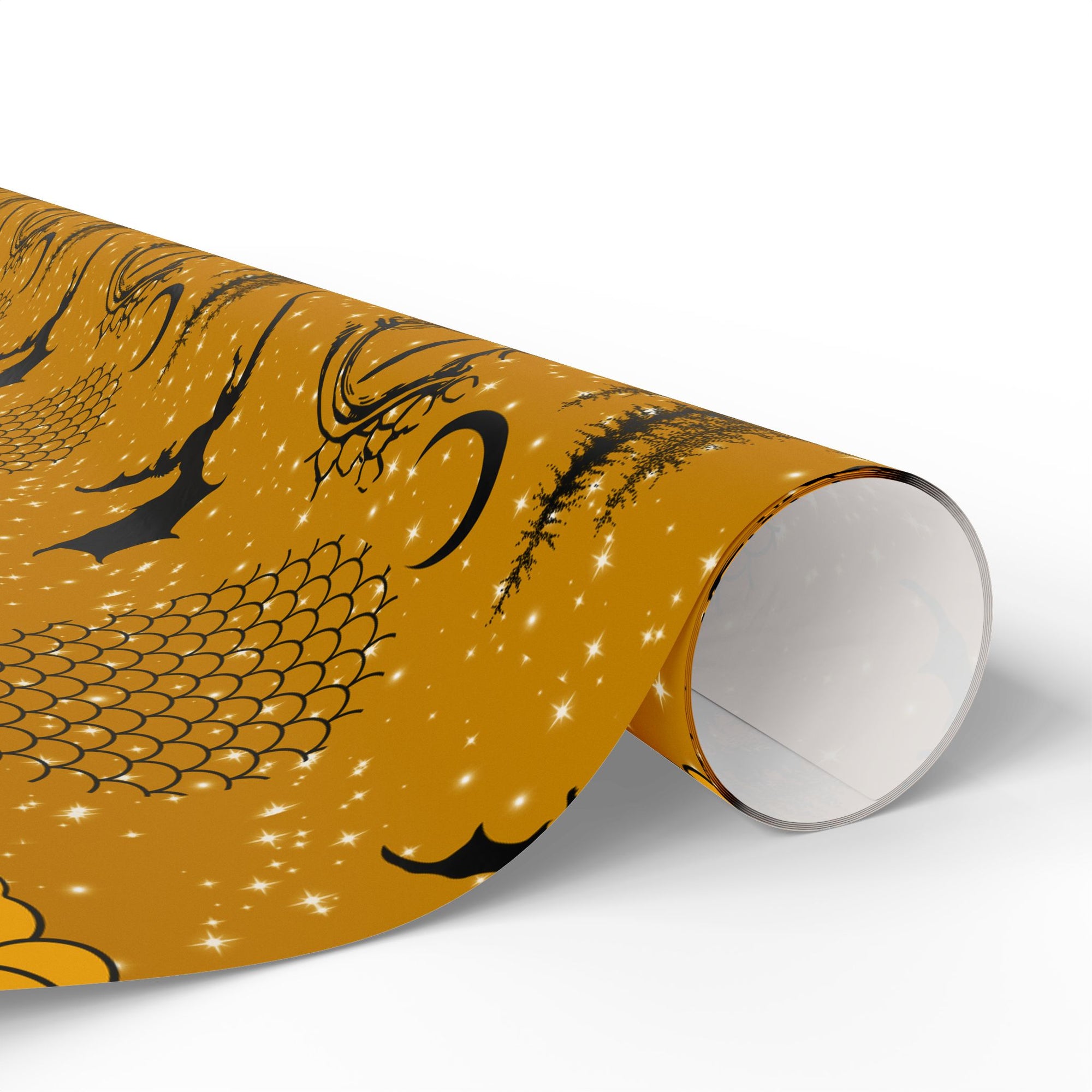 Golden Age of Dragons Wrapping Paper