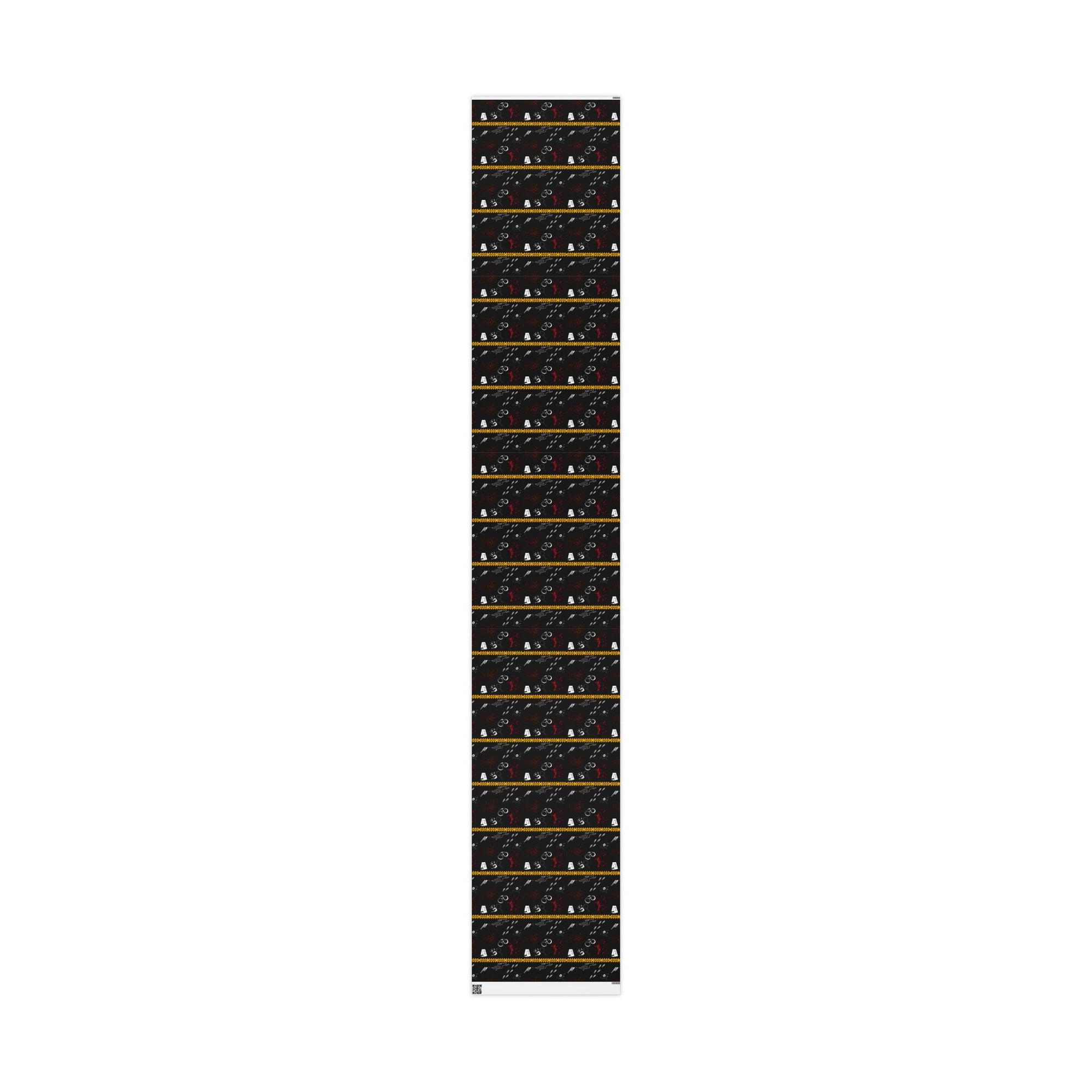 True Crime Black Wrapping Paper