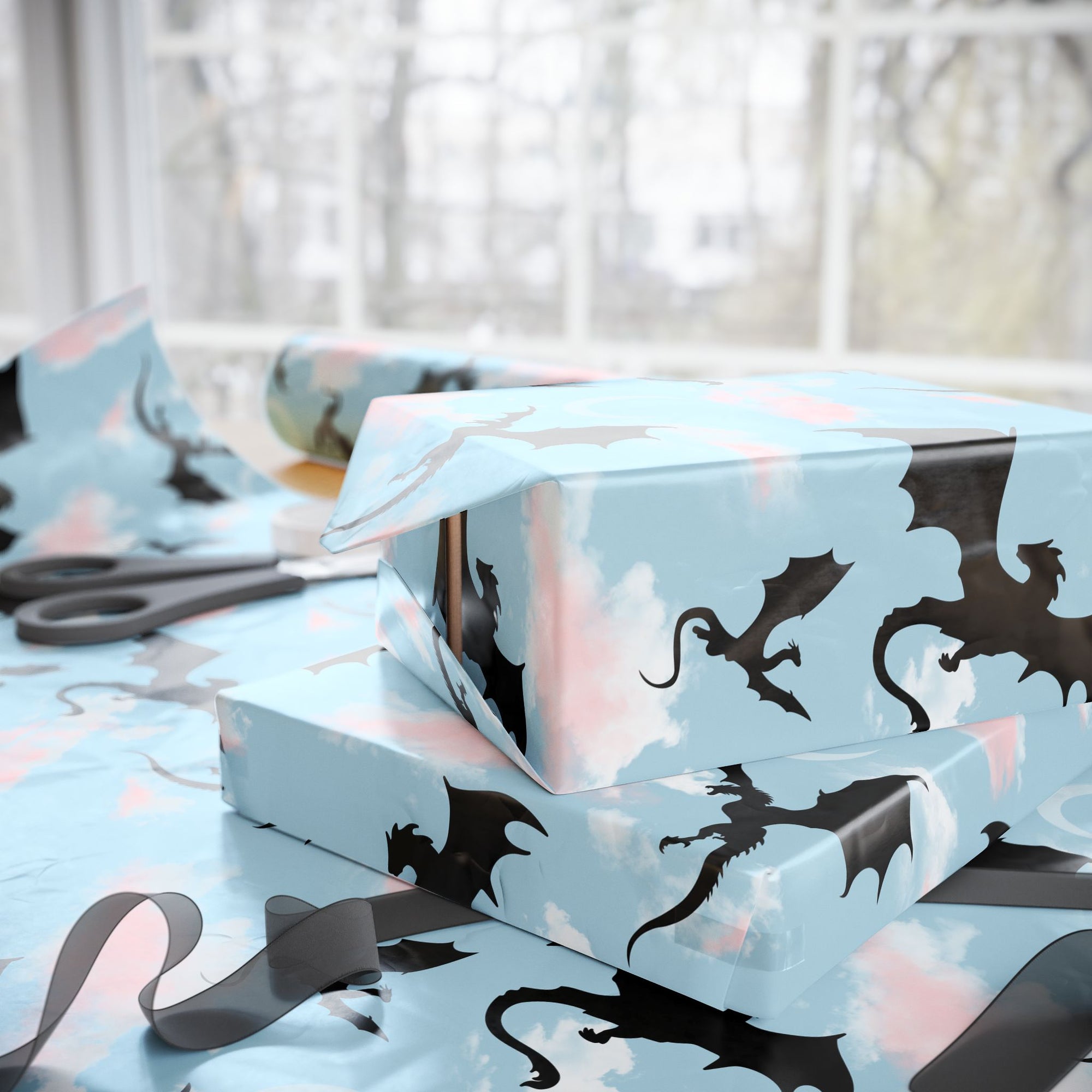 Daydreaming with Dragons Wrapping Paper