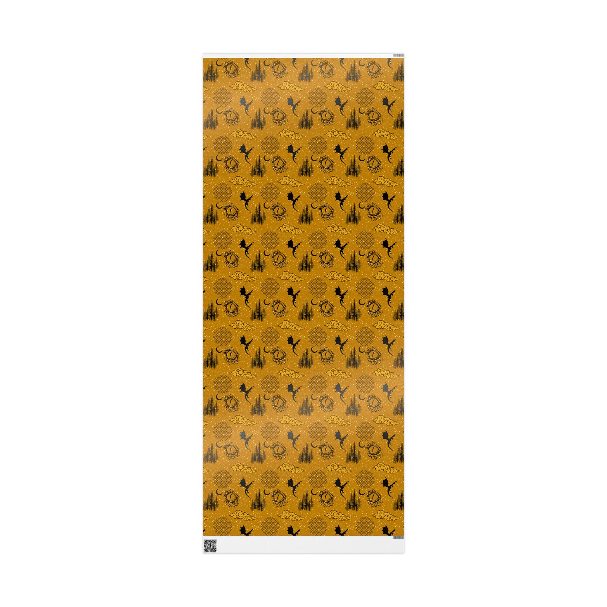 Golden Age of Dragons Wrapping Paper