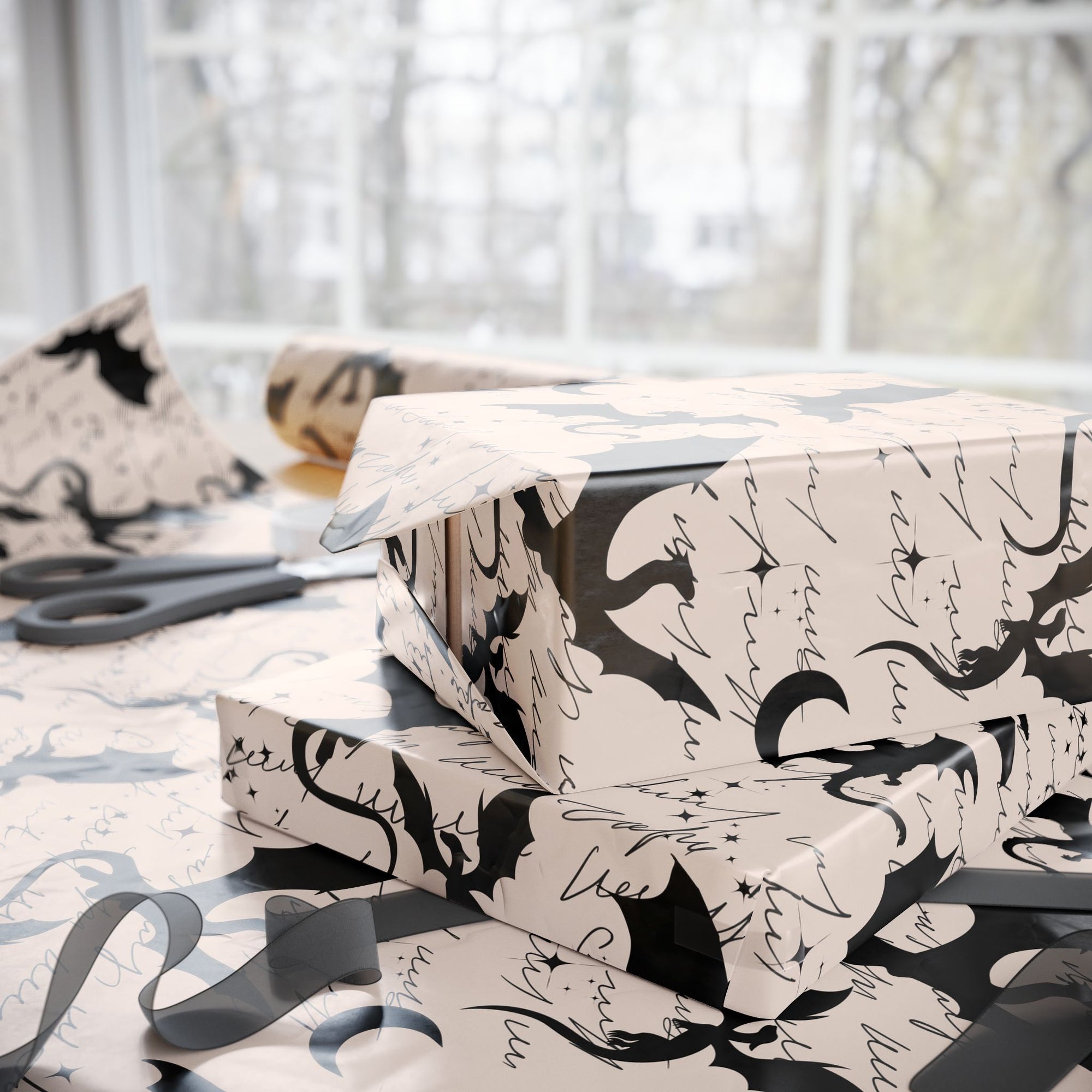 Dragons in Literacy Wrapping Paper