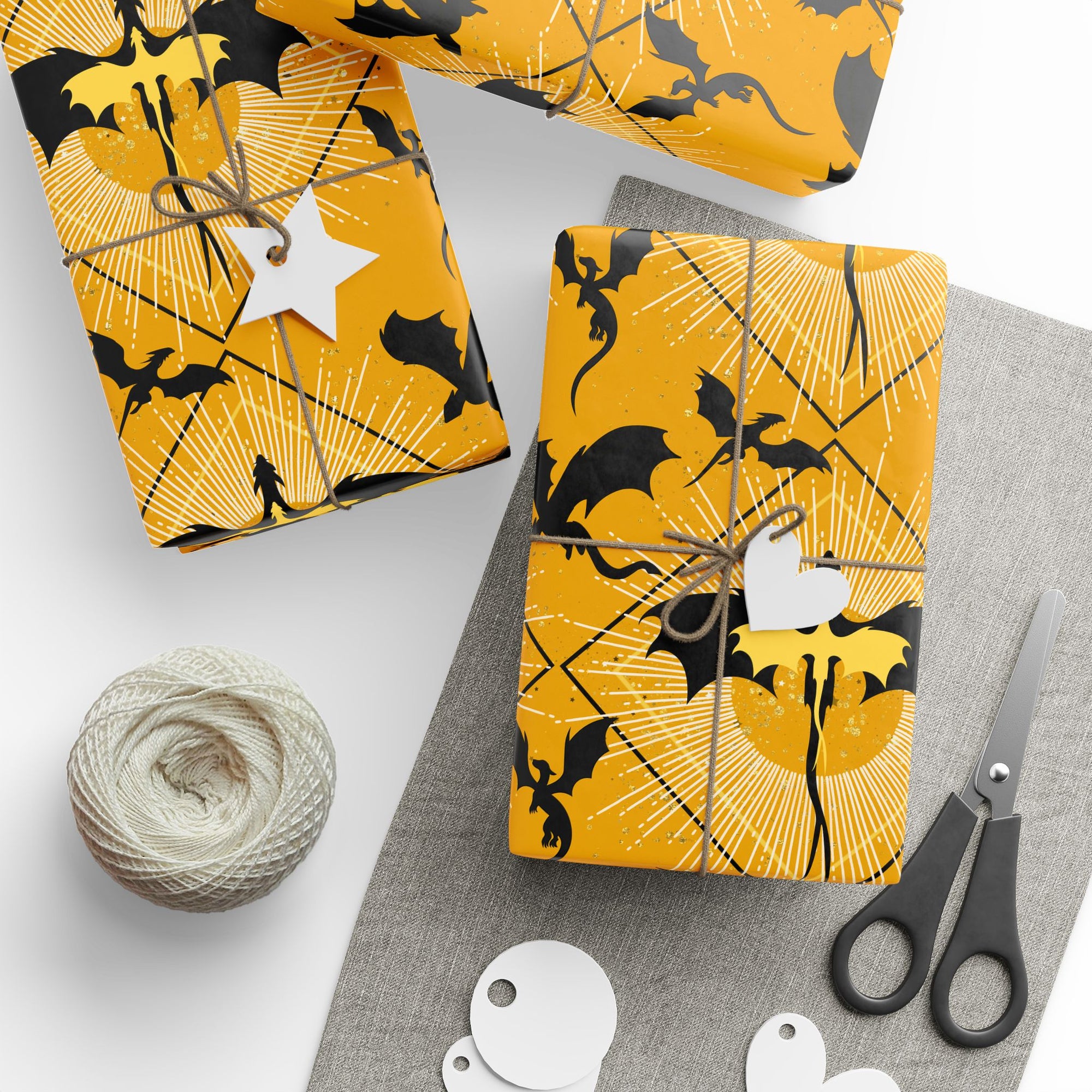 Dragons in Sunlight Wrapping Paper