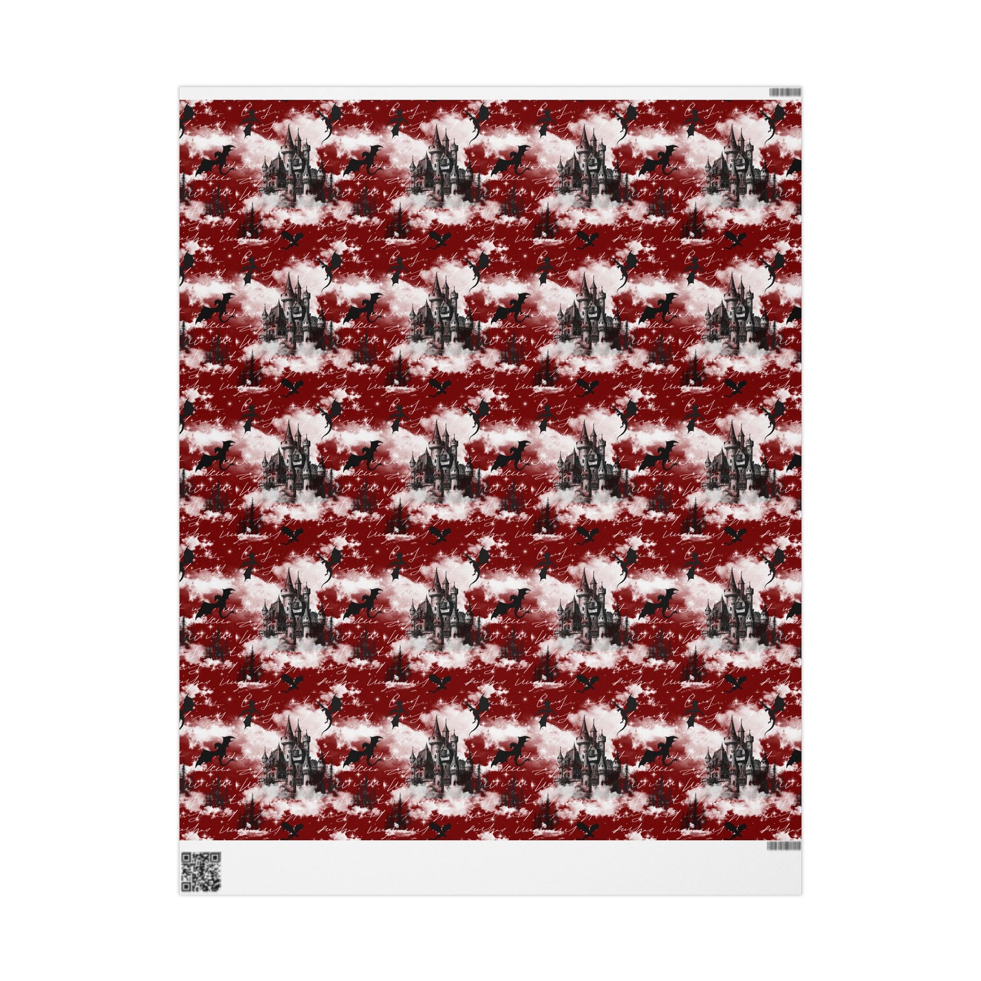 Bloody Dragons Castle Wrapping Paper