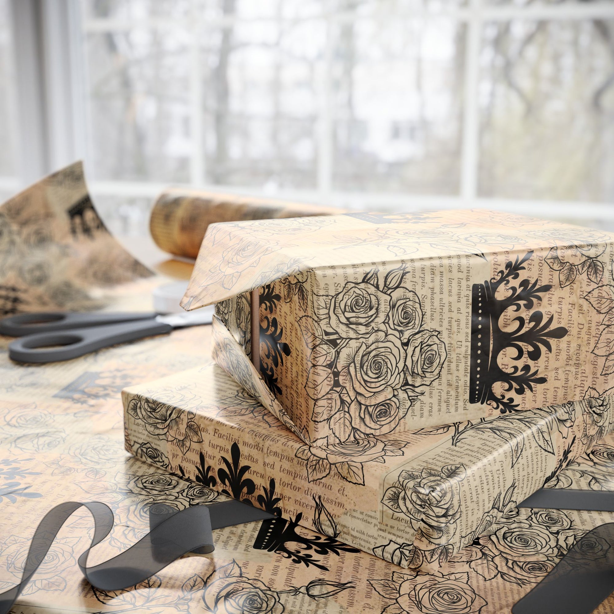 Queens in Pages Wrapping Paper