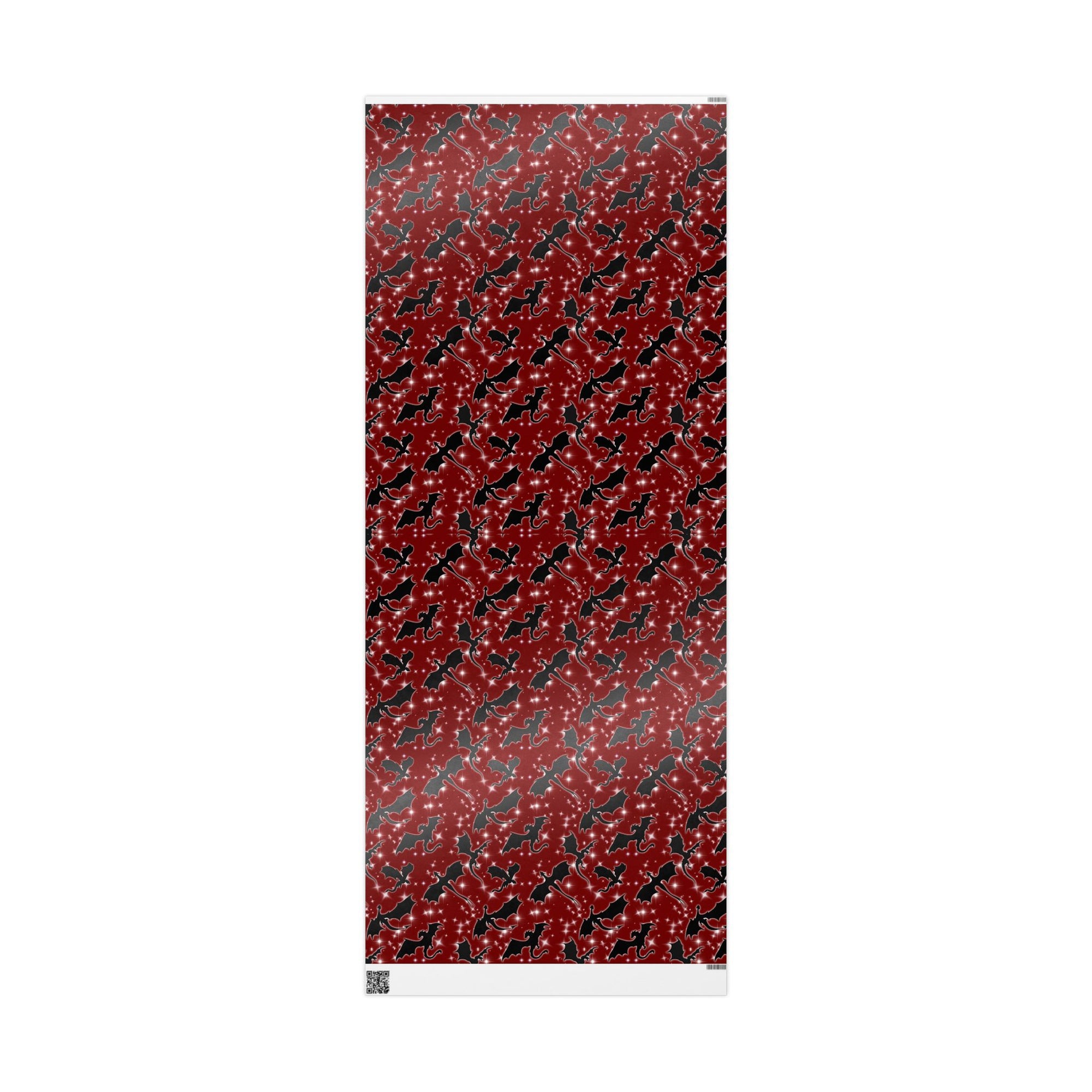 Dragons in Red Starry Wrapping Papers
