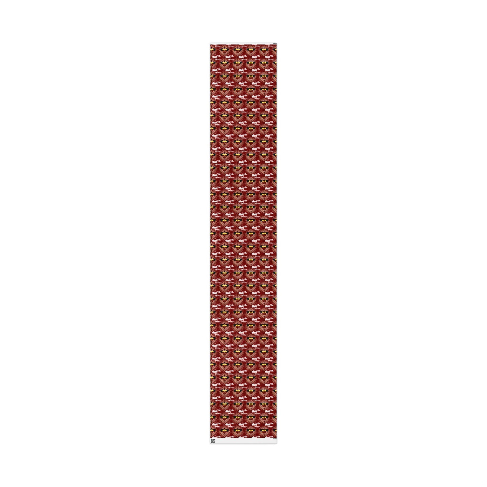 Dragons in Cloudy Red Sky Wrapping Paper
