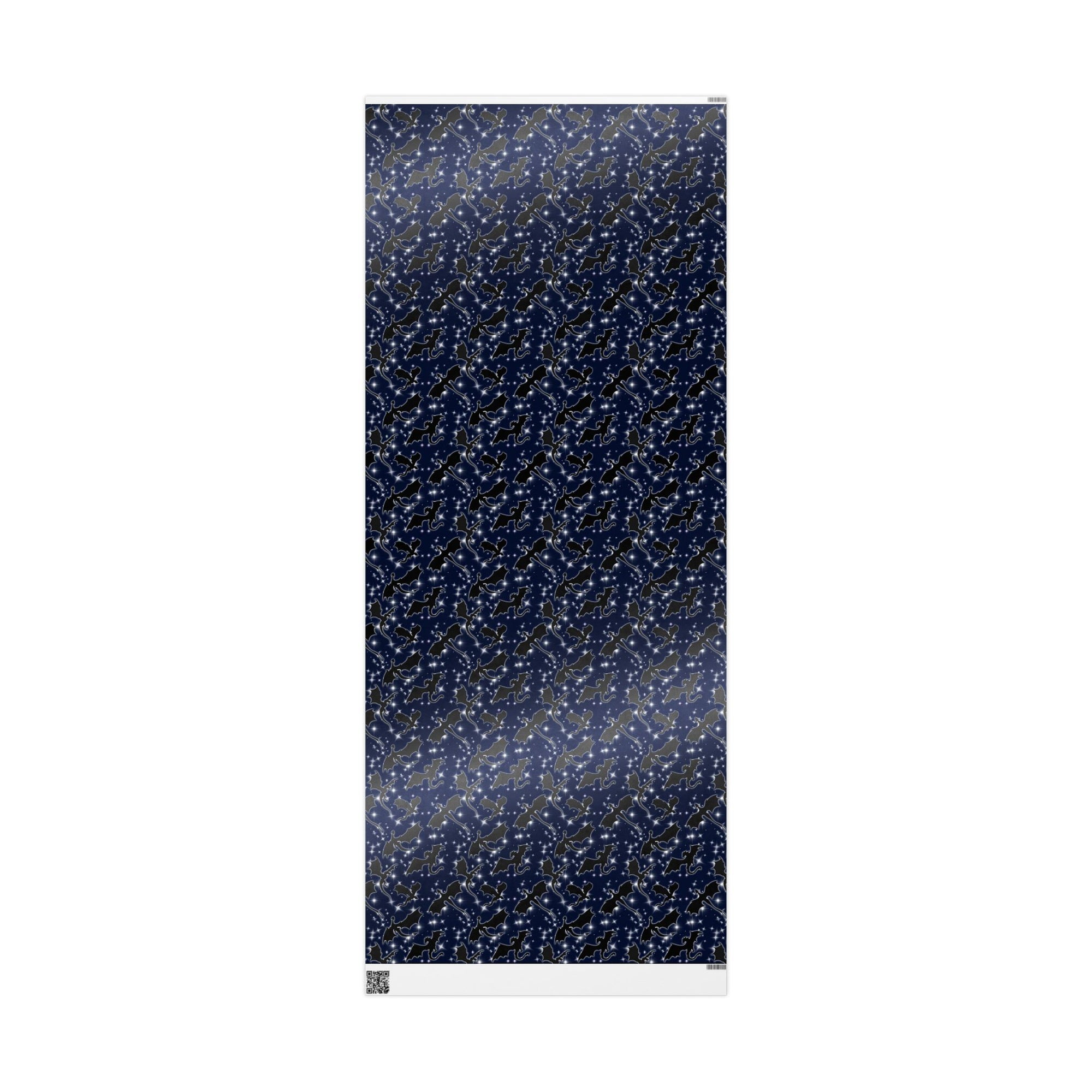 Dragons in Midnight Sky Wrapping Paper
