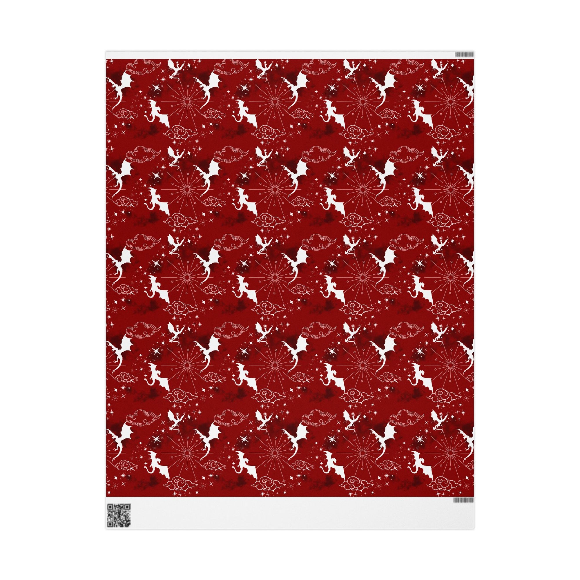 White Dragons in Red Wrapping Paper