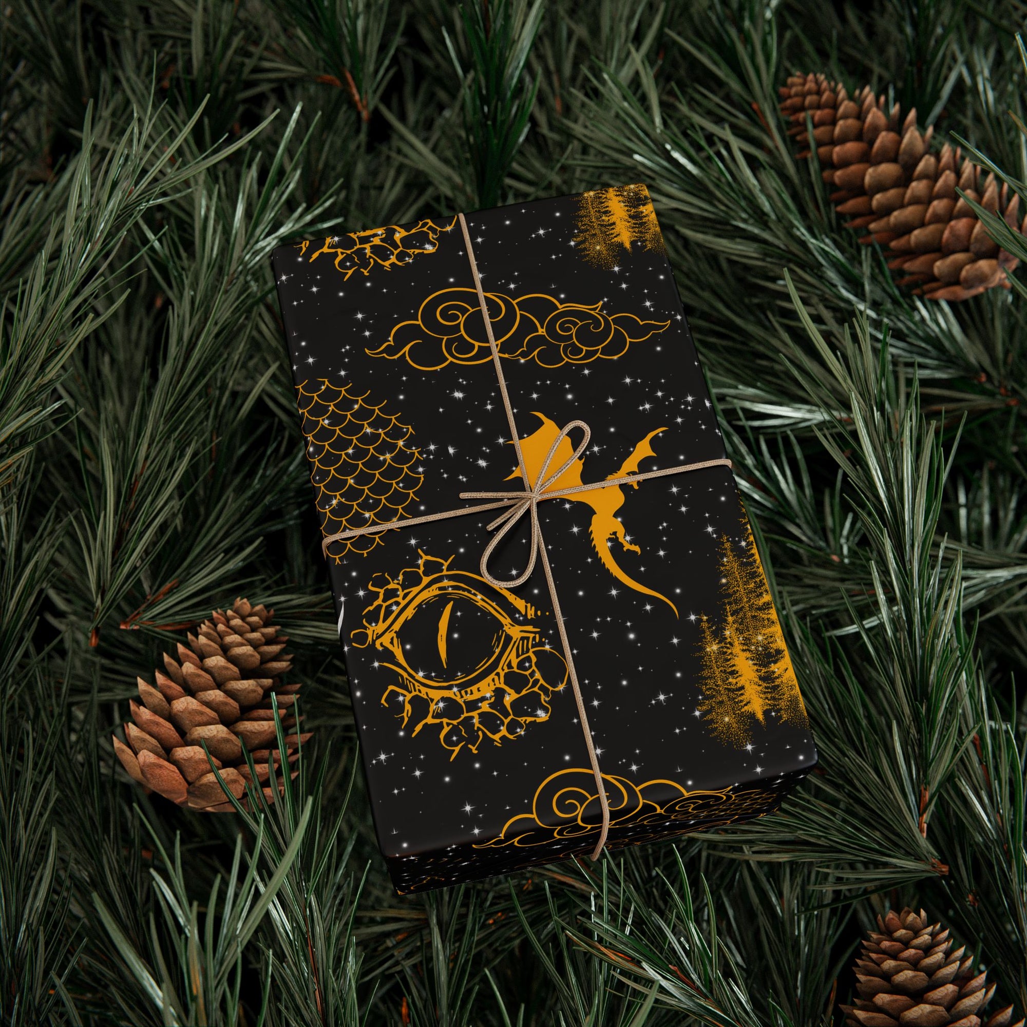 Dragon Fantasy Reader Wrapping Paper