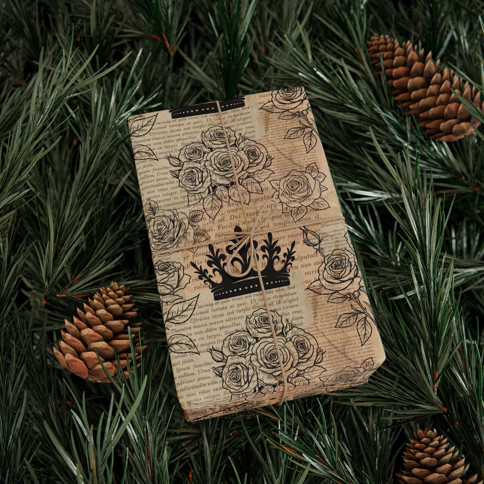 Queens in Pages Wrapping Paper