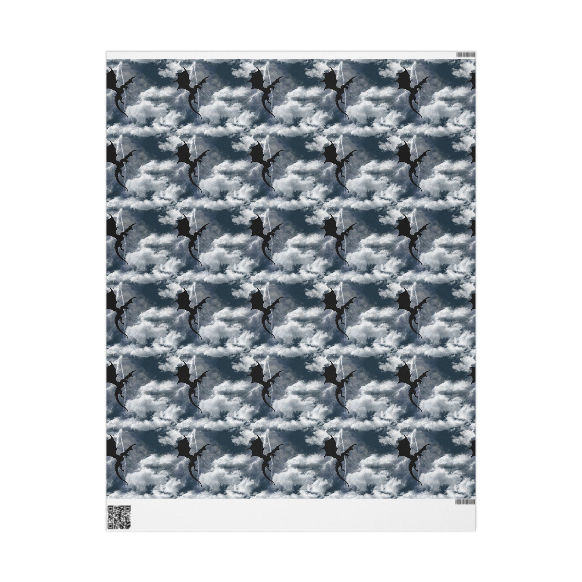 Dragon in Thee Storm Wrapping Paper