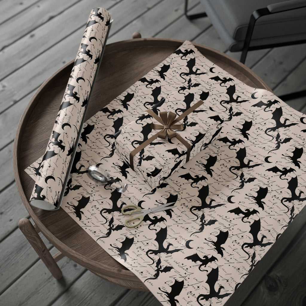 Dragons in Literacy Wrapping Paper