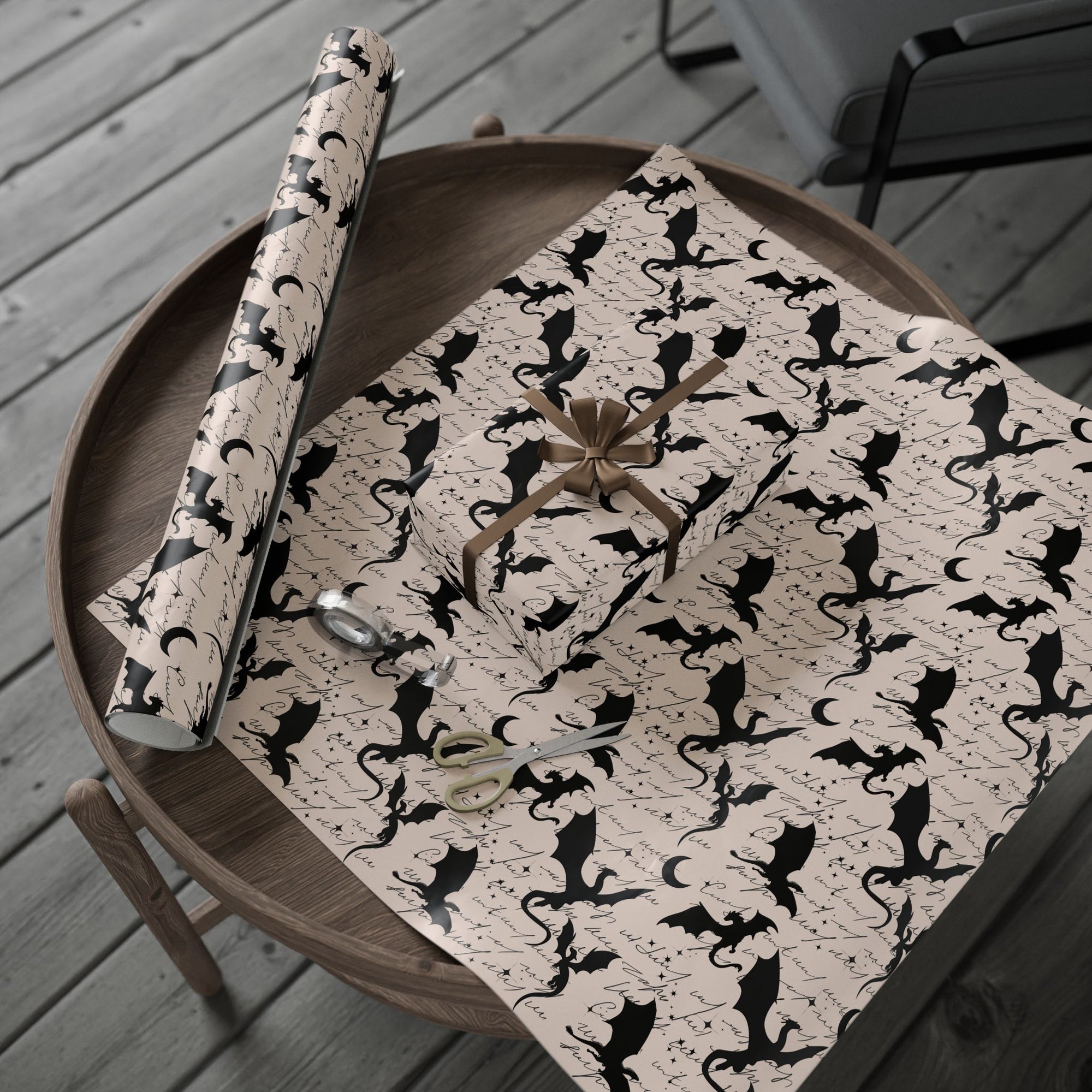 Dragons in Literacy Wrapping Paper