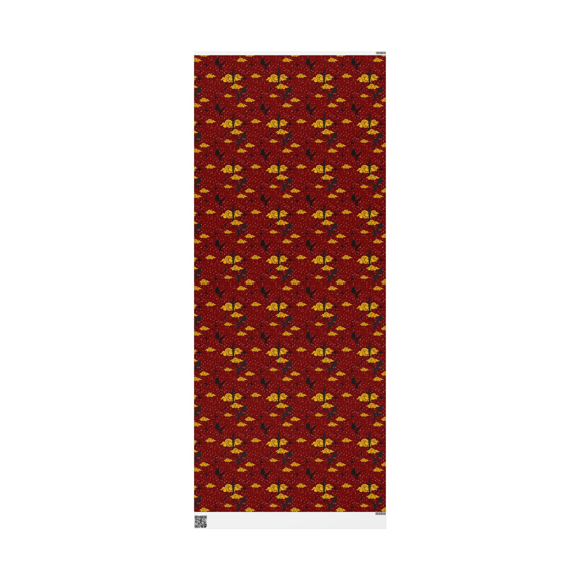 Dragons and Cherry Red Sky Wrapping Paper
