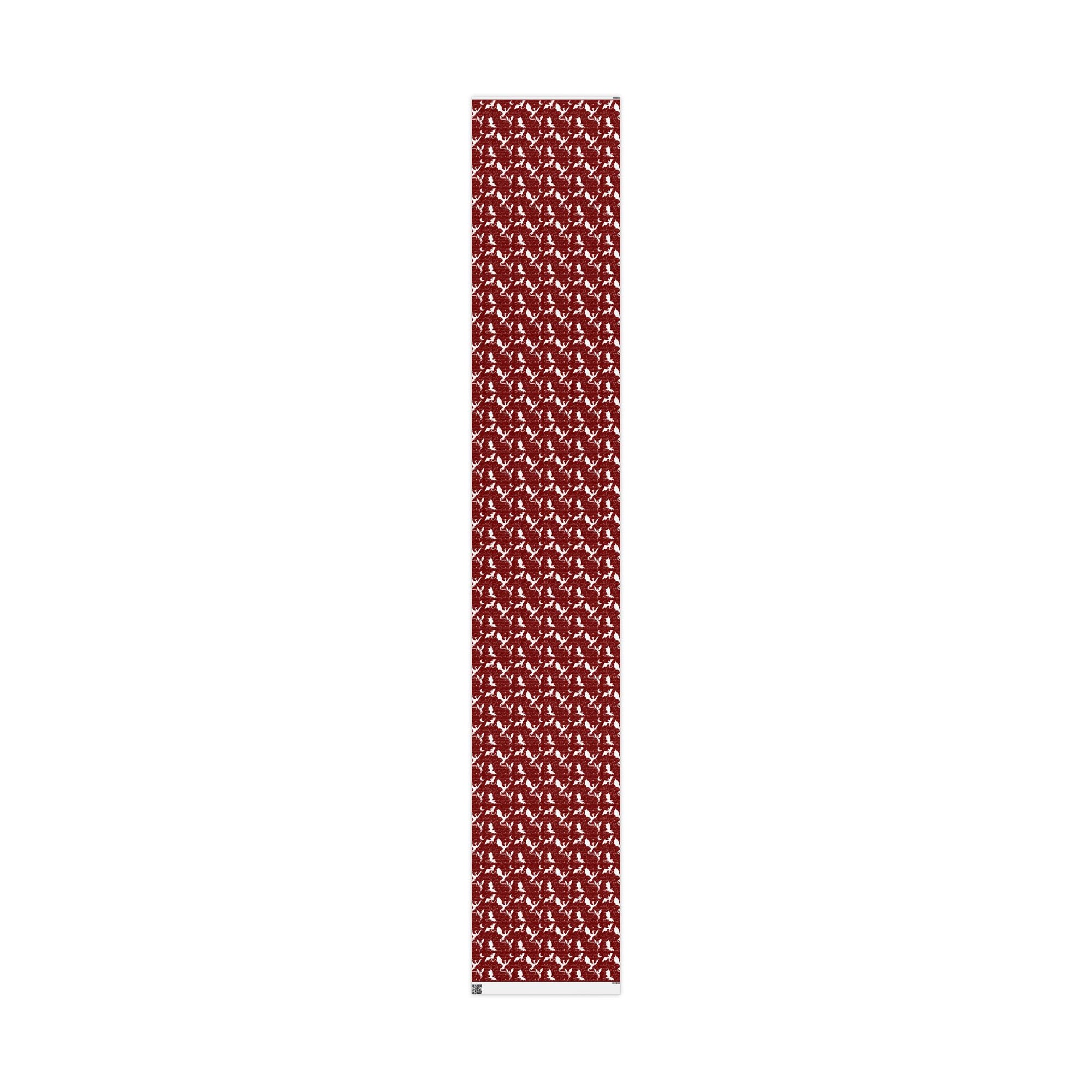 Fictional Dragons Red Wrapping Paper