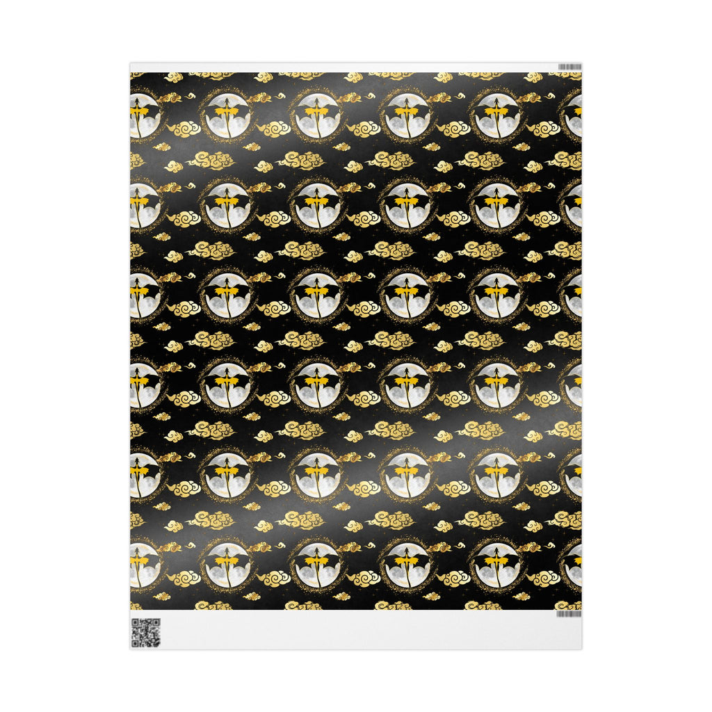 Dragons in Moonlight Wrapping Papers