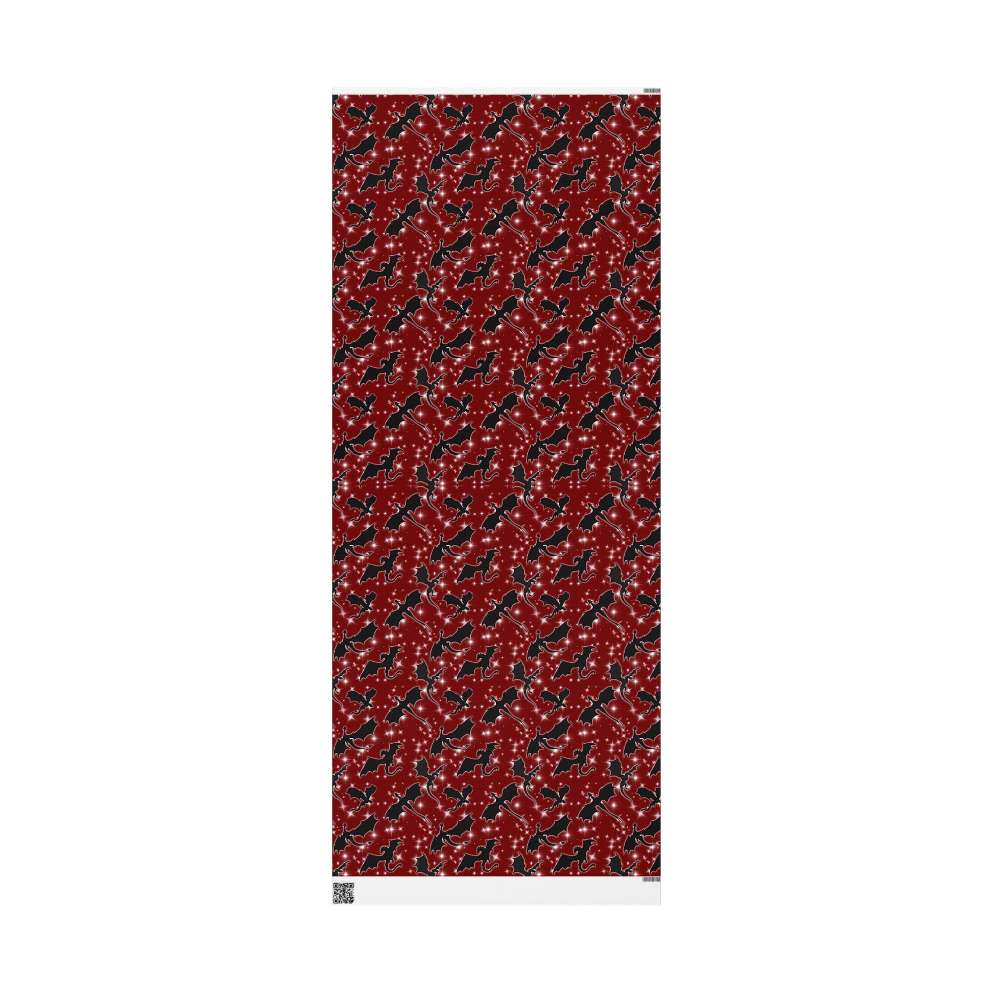 Dragons in Red Starry Wrapping Papers