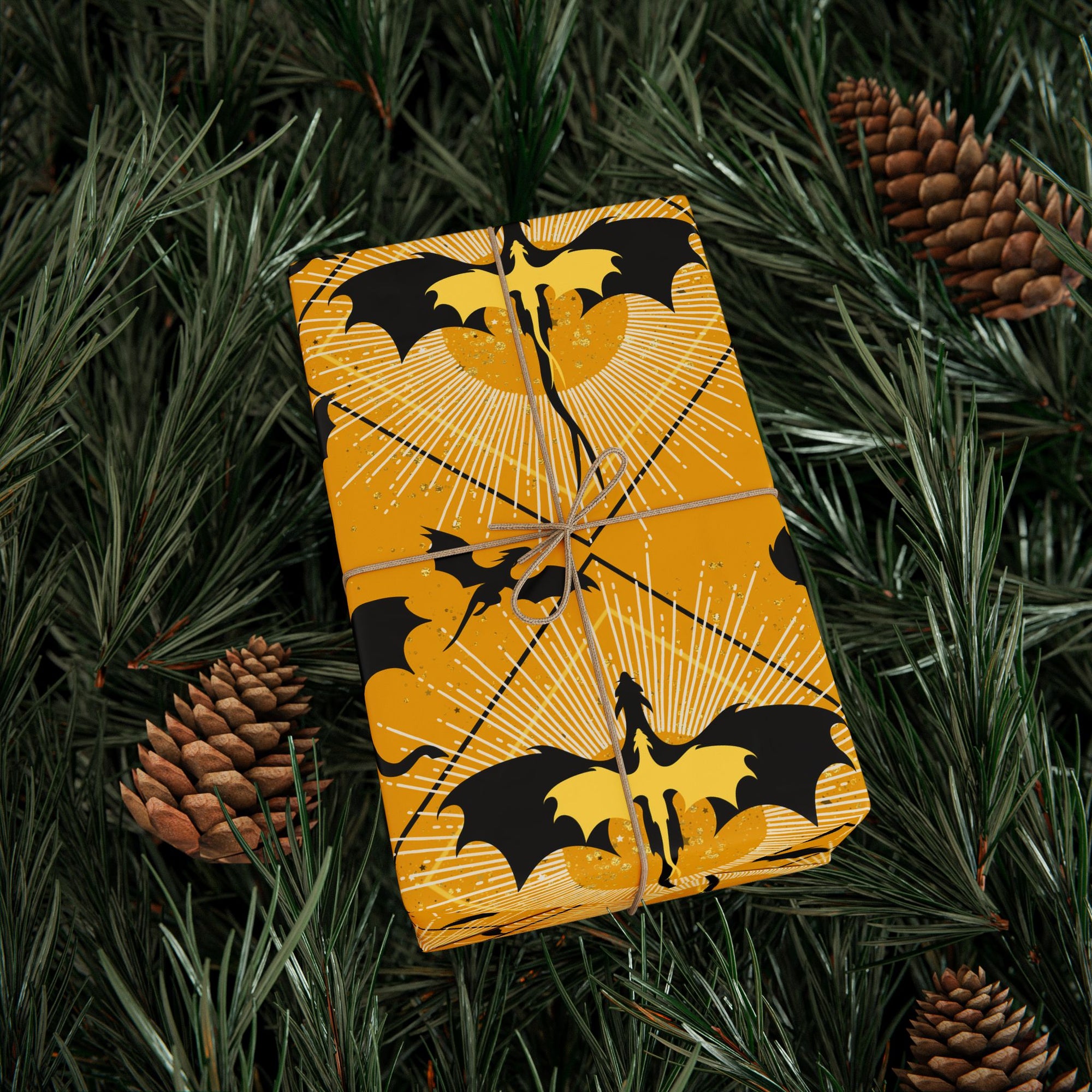Dragons in Sunlight Wrapping Paper