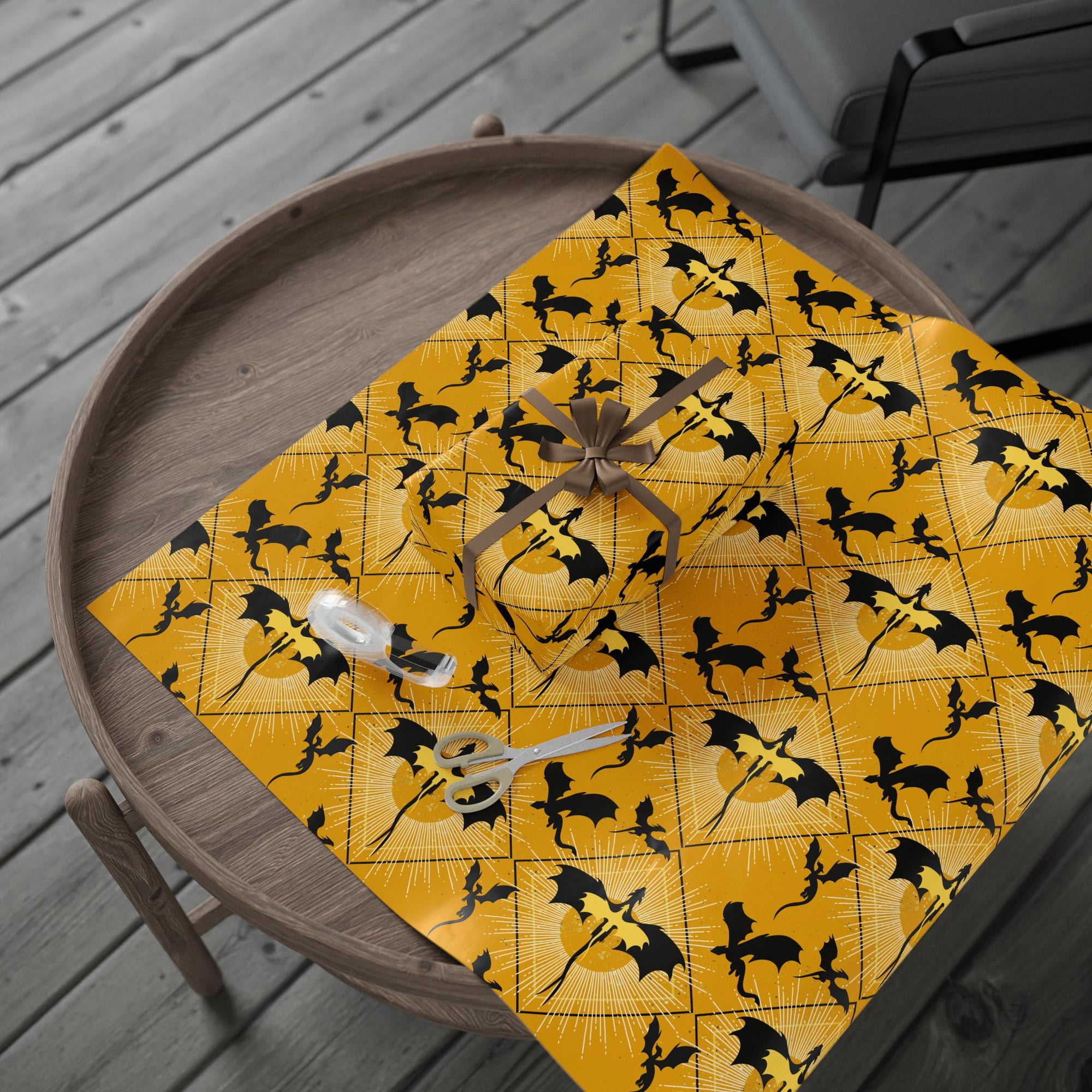 Dragons in Sunlight Wrapping Paper